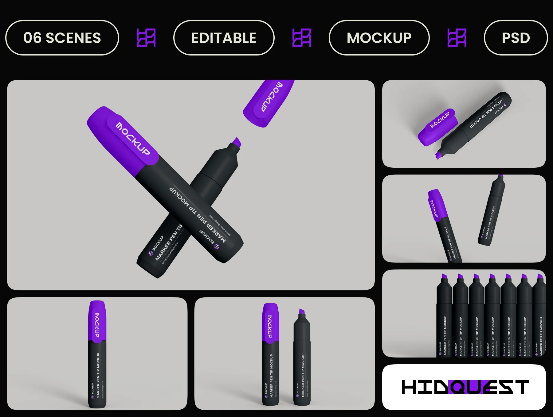 Marker Pen Tip Mockup 2