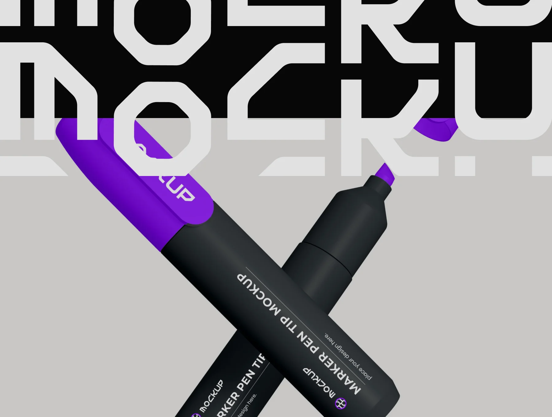 Marker Pen Tip Mockup 3