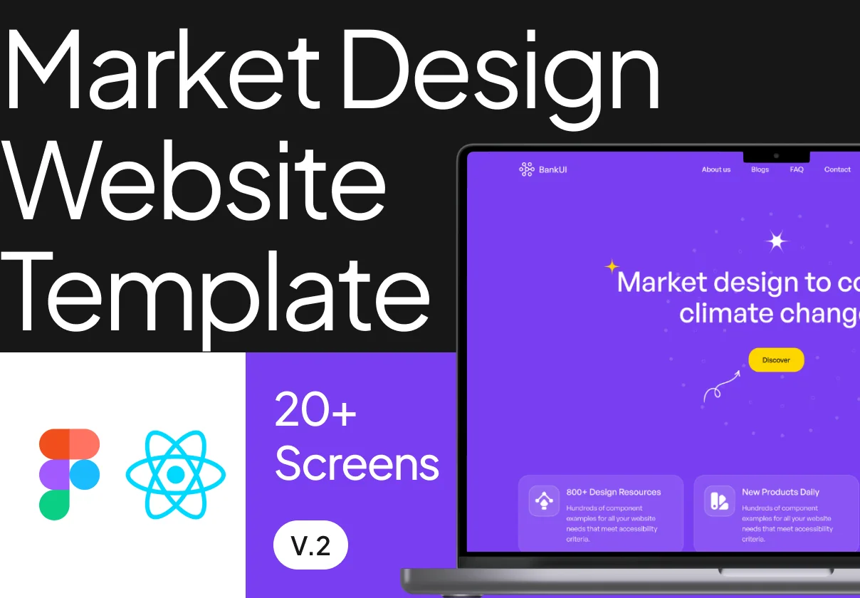 Market Design Website Template V.2
