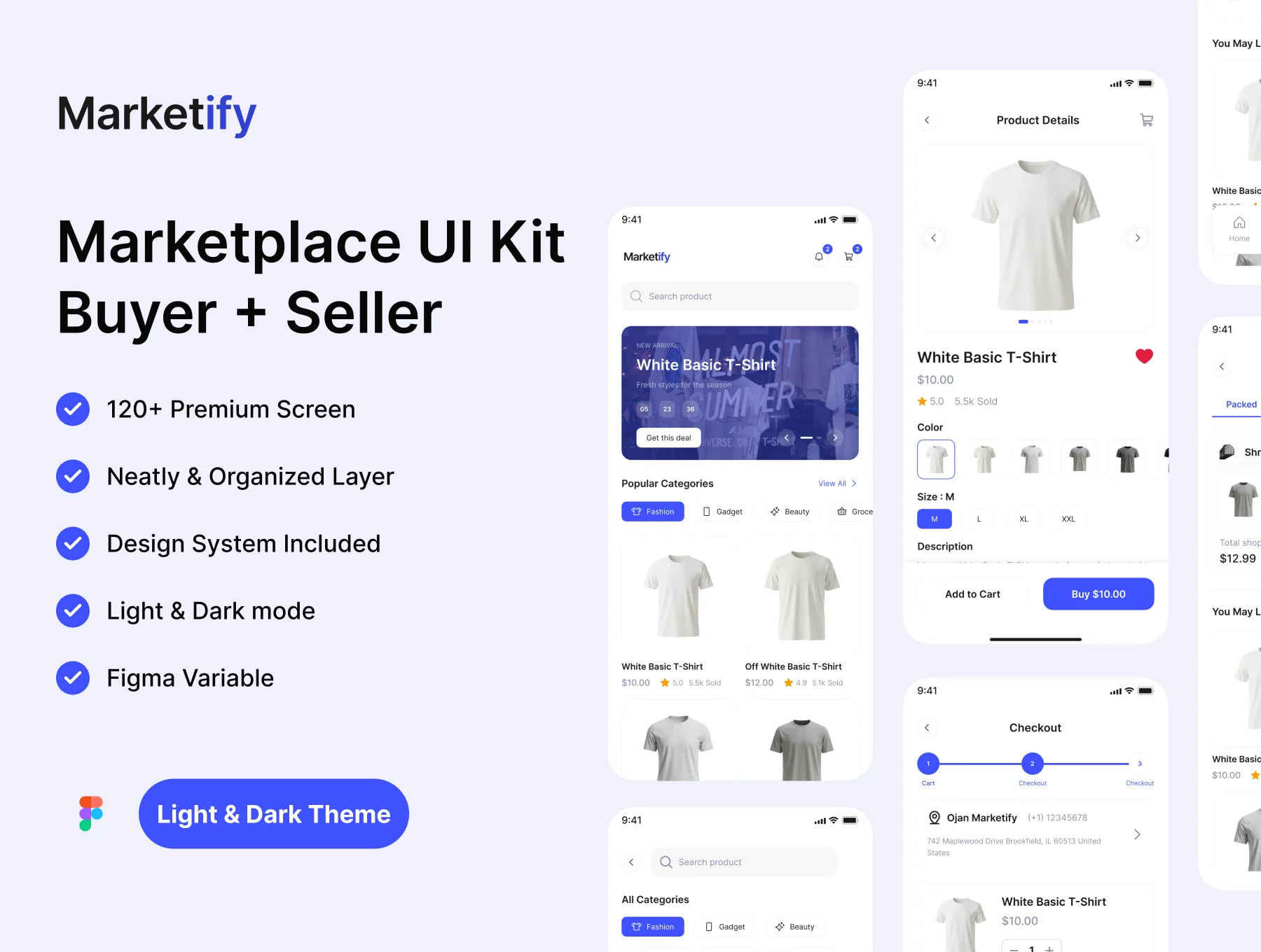 Marketify — Marketplace Mobile App UI Kit