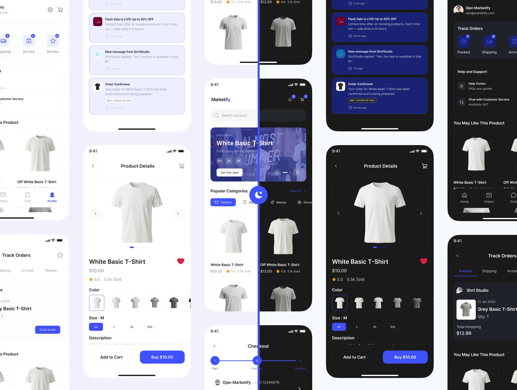Marketify — Marketplace Mobile App UI Kit 3