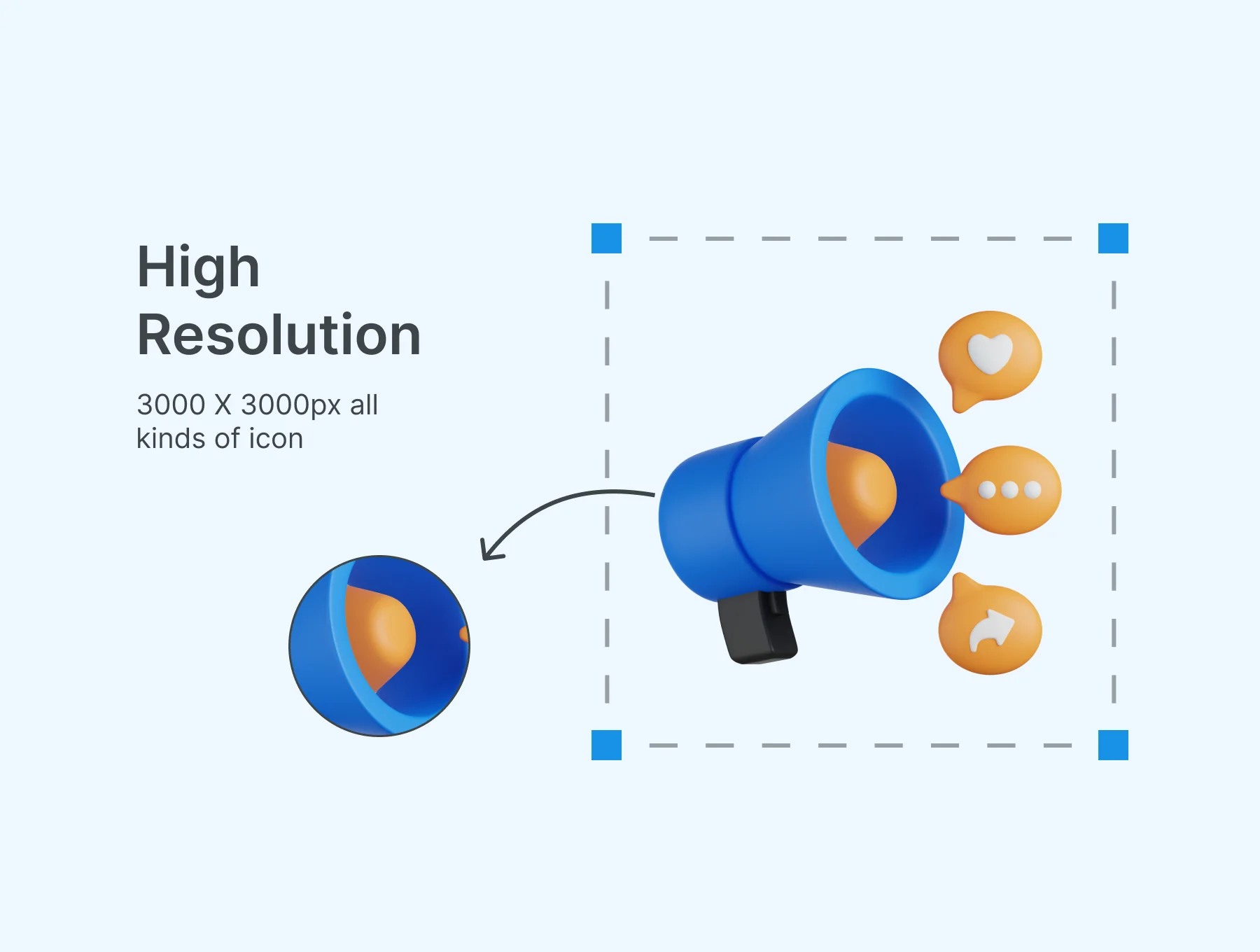 Marketing & Advertisement 3D Icons 4
