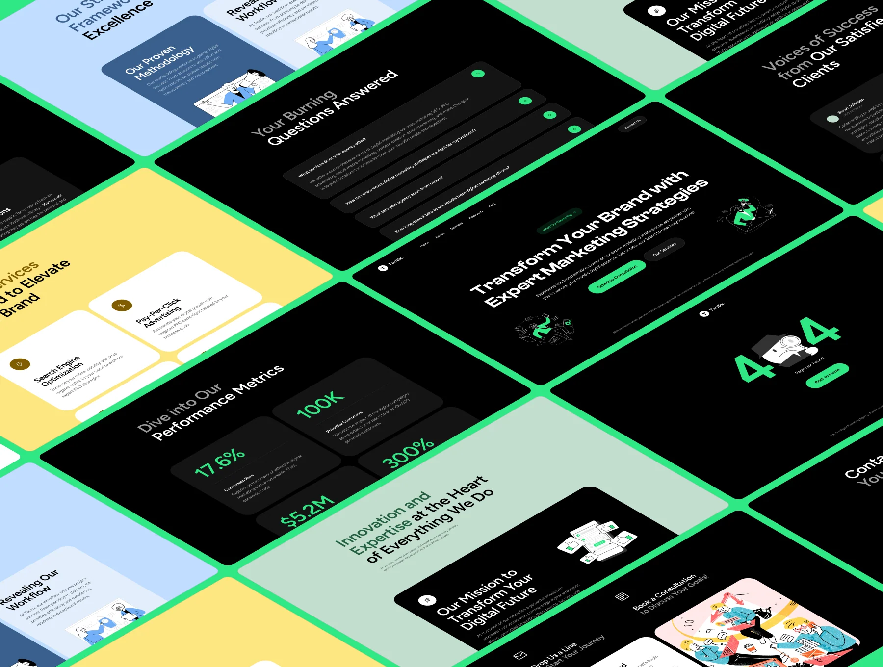 Marketing Agency Landing Page — Tactix 5