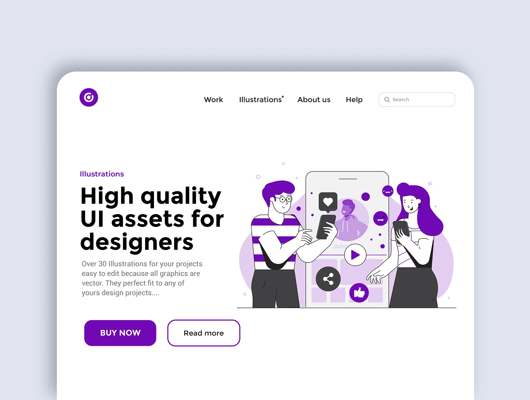 Marketing and Social Media illustrations 3