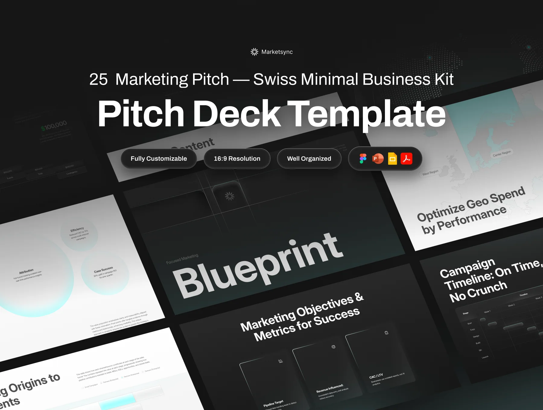Marketing Business Pitch Deck - Marketsync