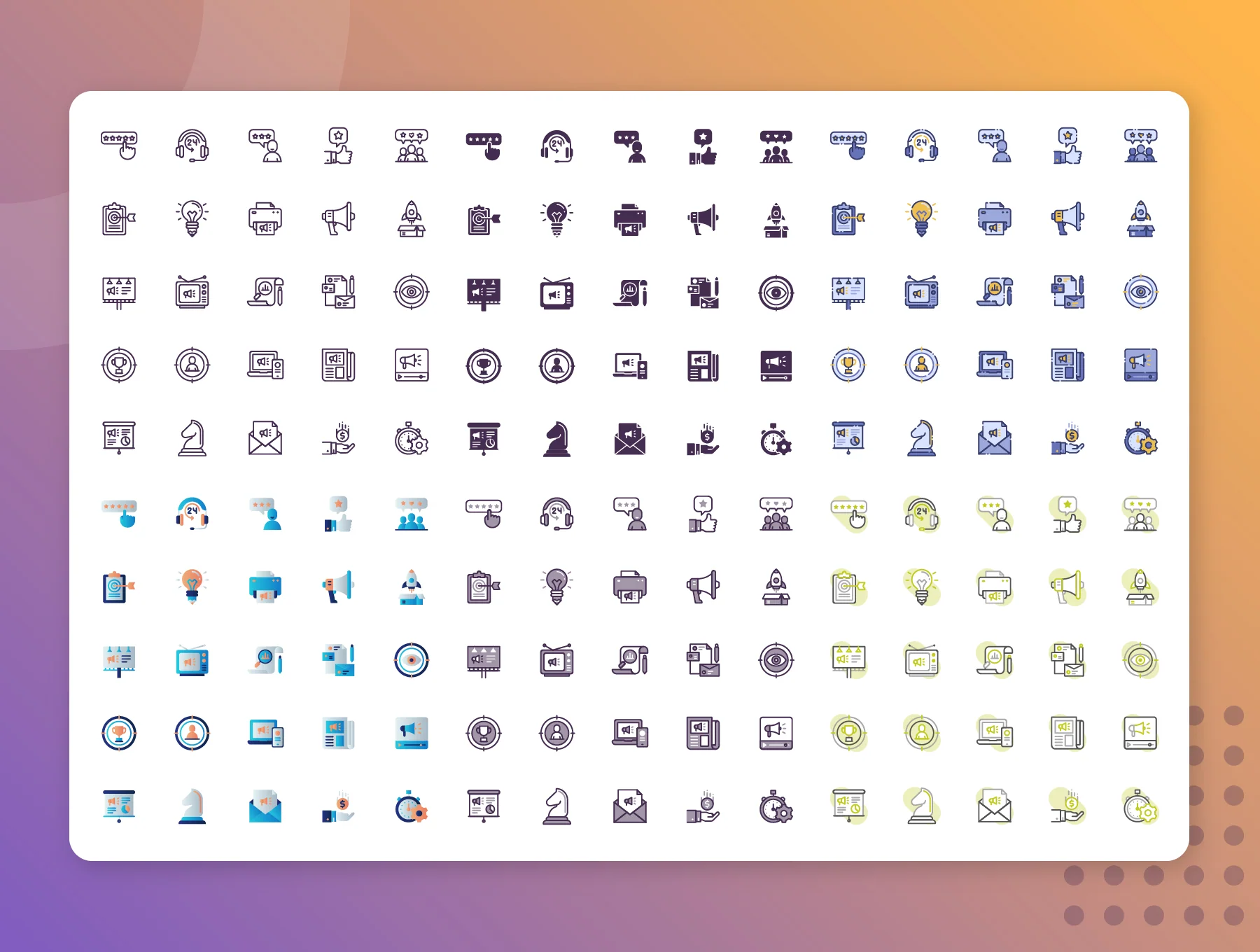 Marketing Icons 6