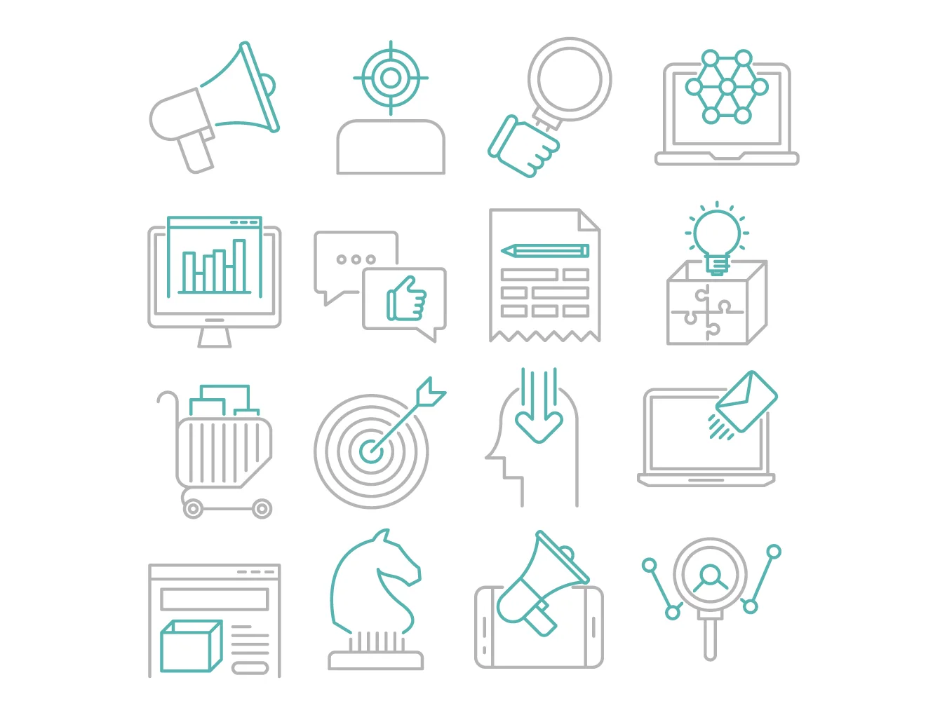 16 Marketing Icons 3