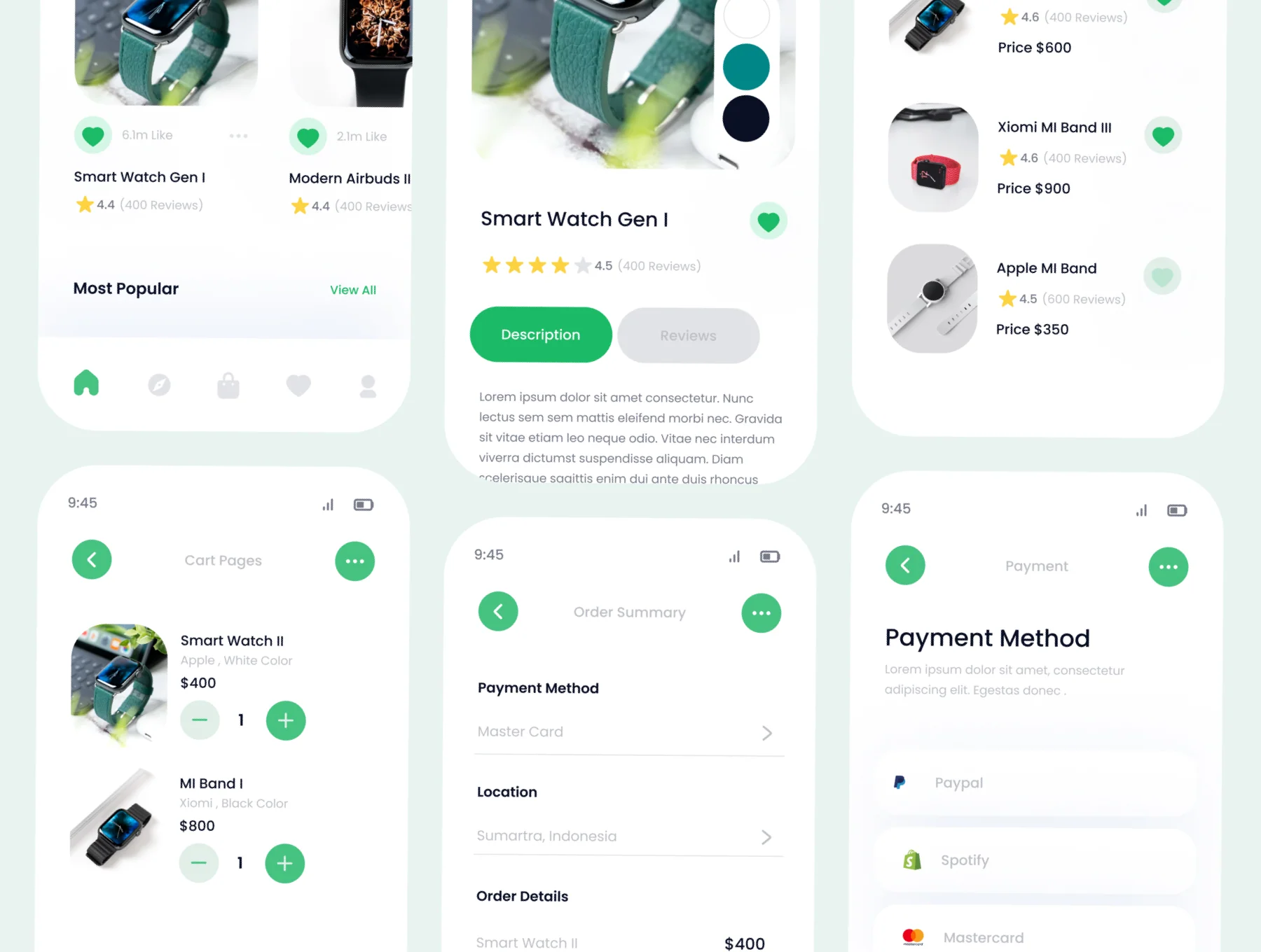 marketly- Marketplace Mobile Apps UI Kits 5