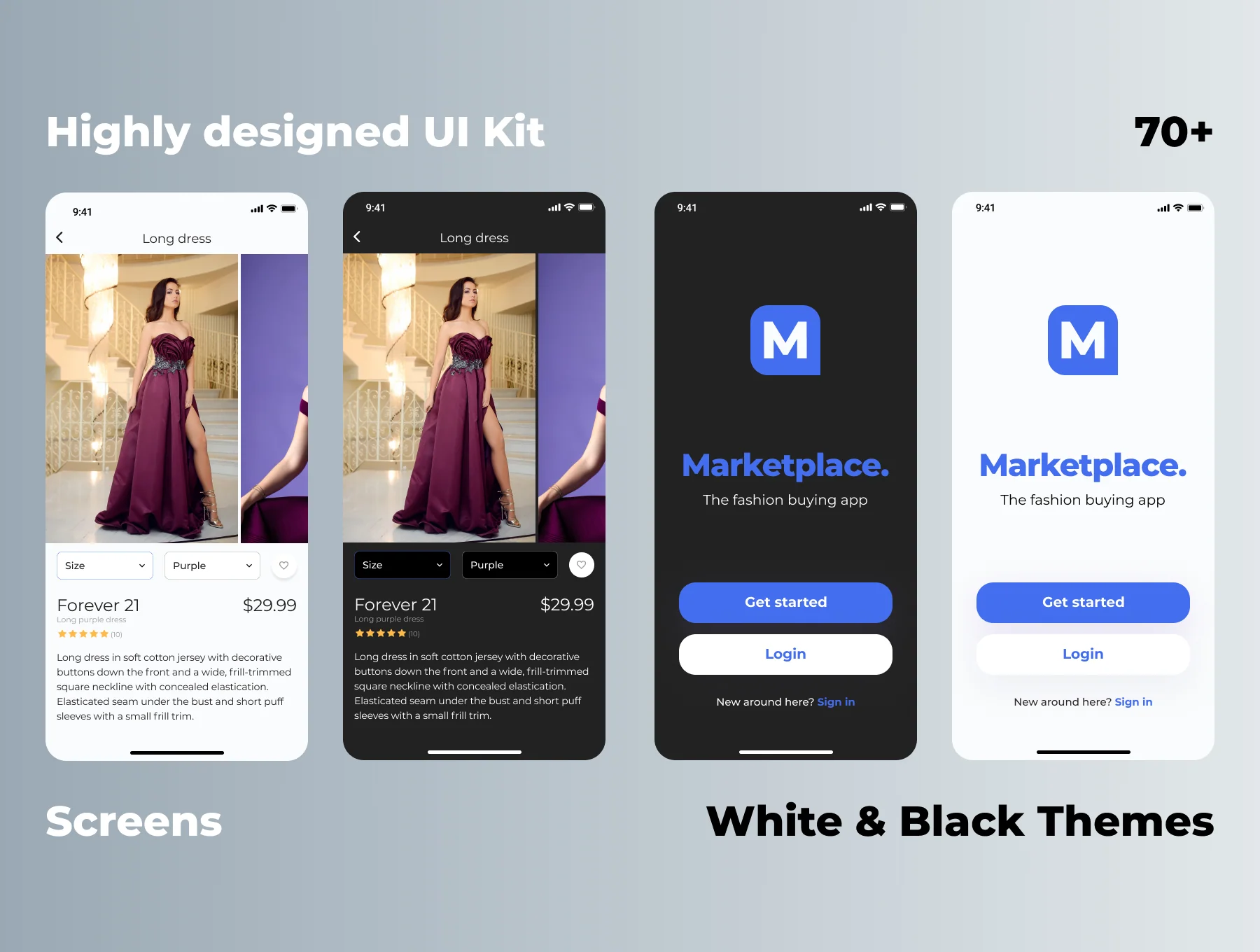 Marketplace App UI Kit 4