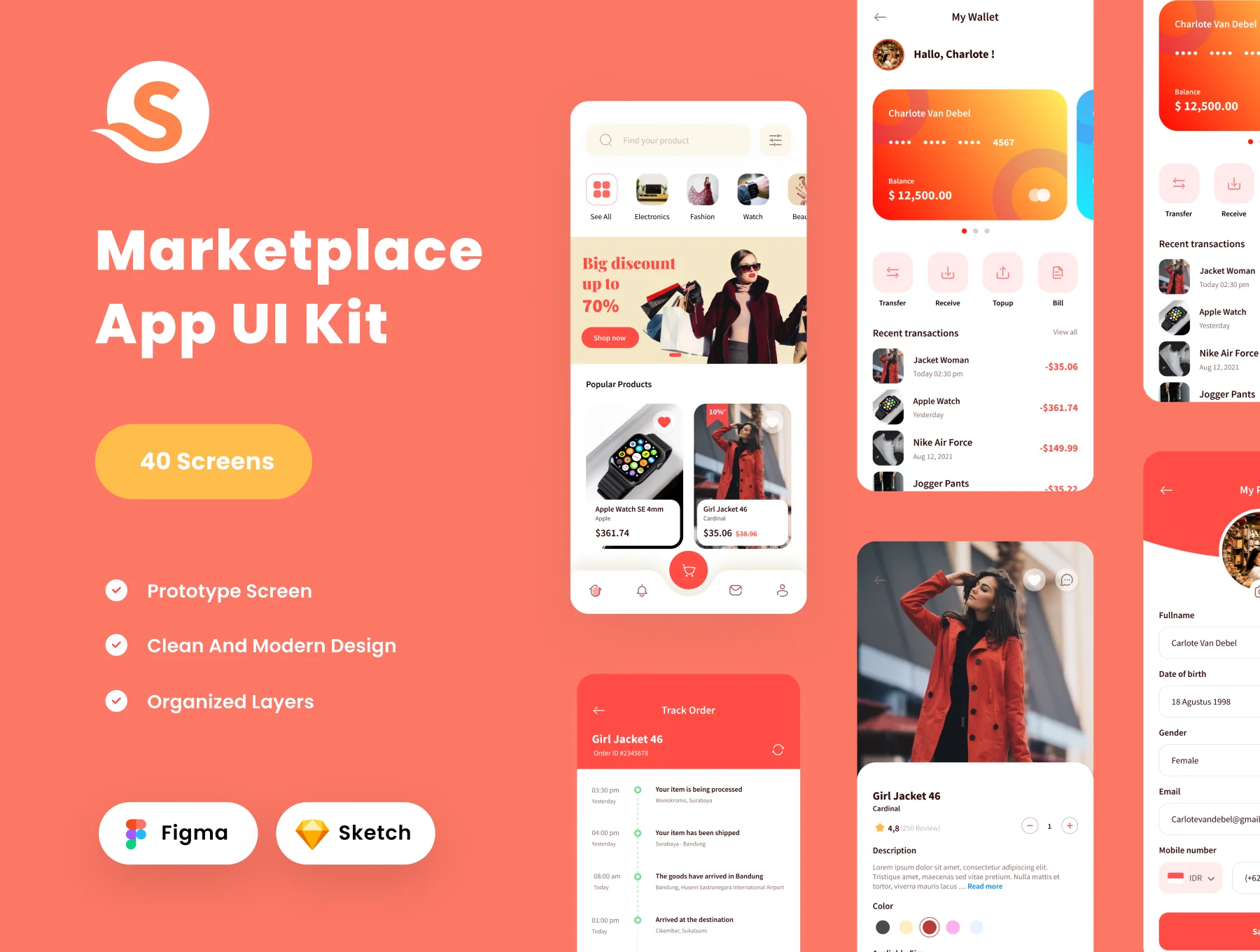 Marketplace / E-commerce UI Kit