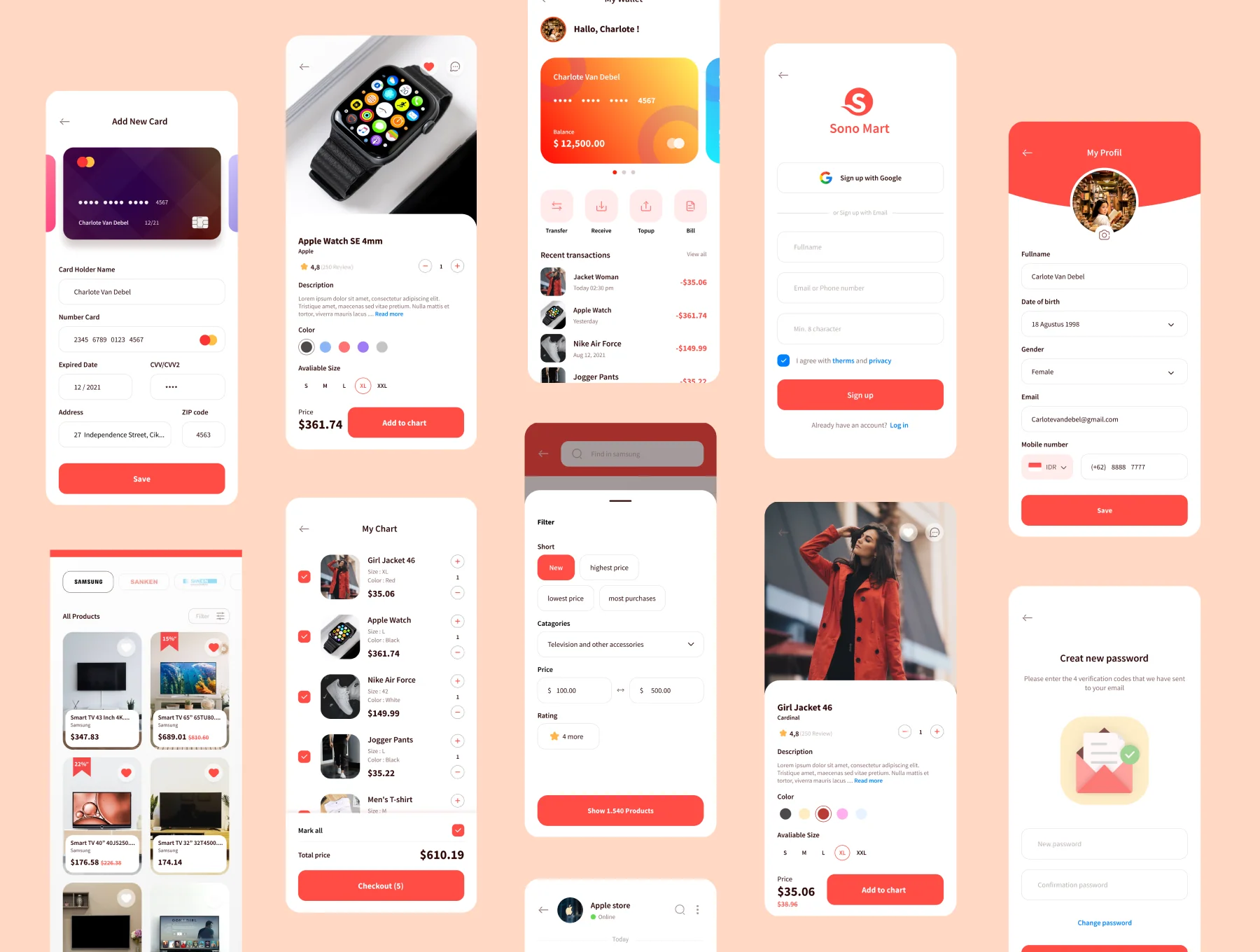 Marketplace / E-commerce UI Kit 3