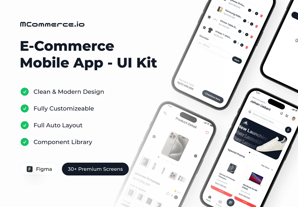GoMarket.io Mobile App - UI Kit