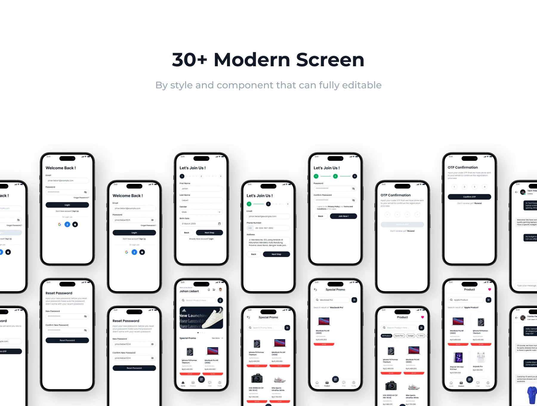 GoMarket.io Mobile App - UI Kit 4