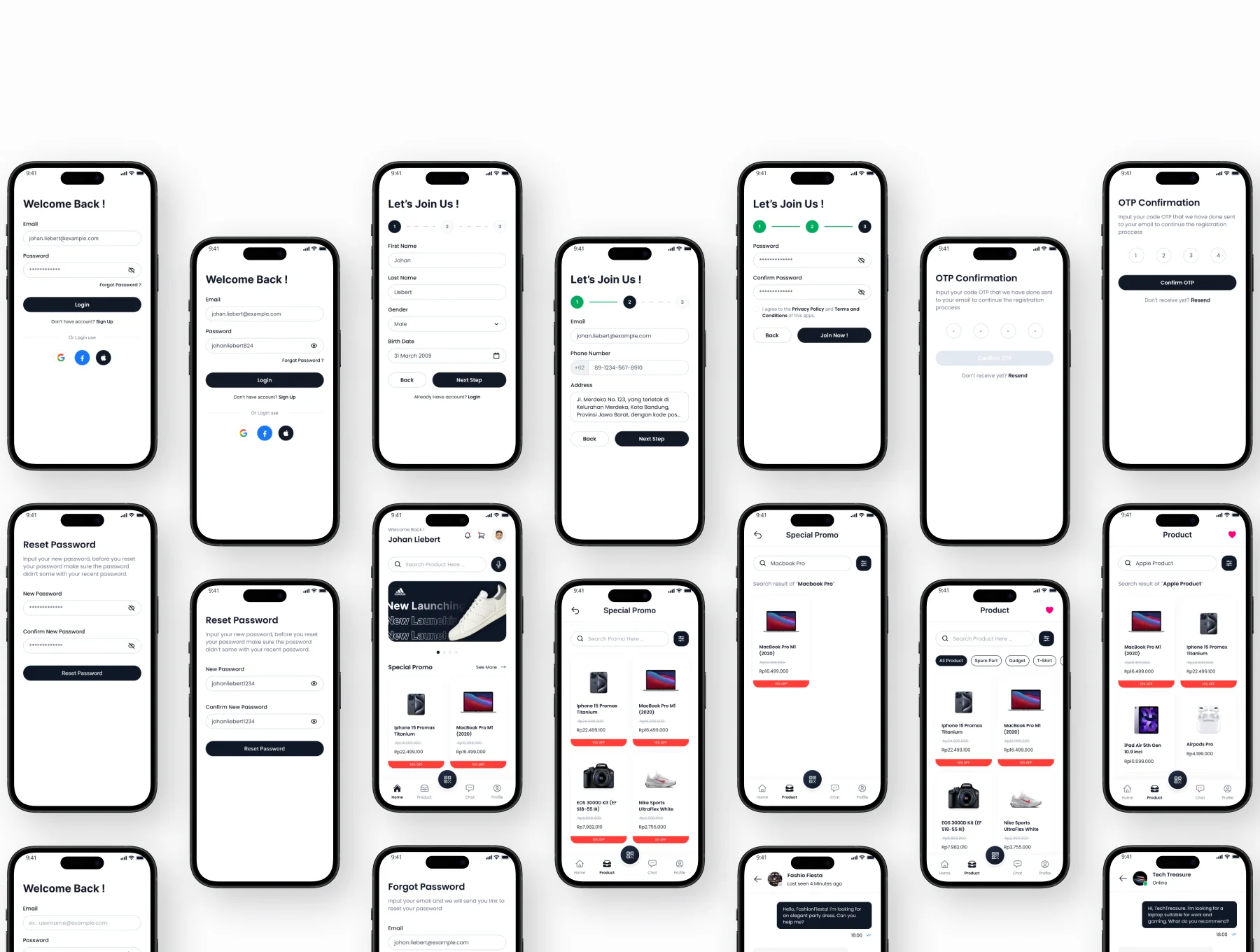 GoMarket.io Mobile App - UI Kit 6