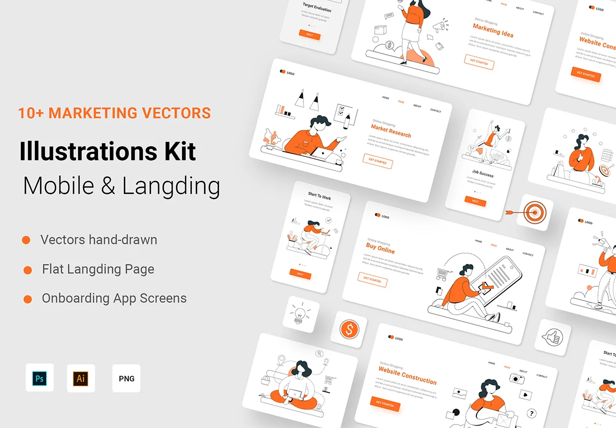 Marketting Illustration Kit
