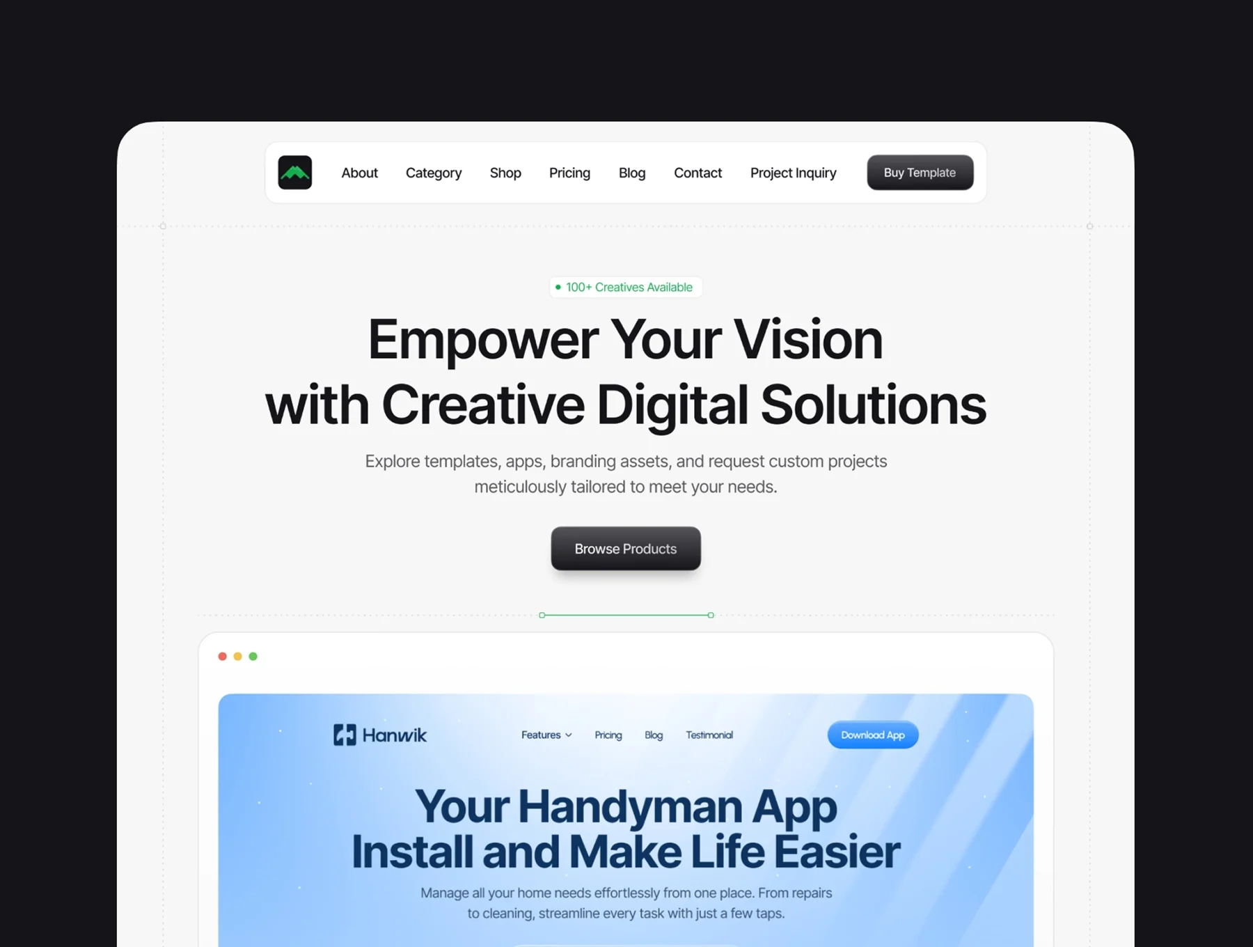 Markify — Digital Marketplace Framer Template 2