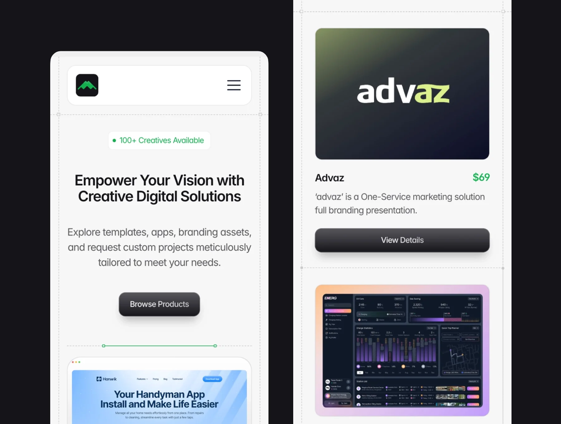 Markify — Digital Marketplace Framer Template 3