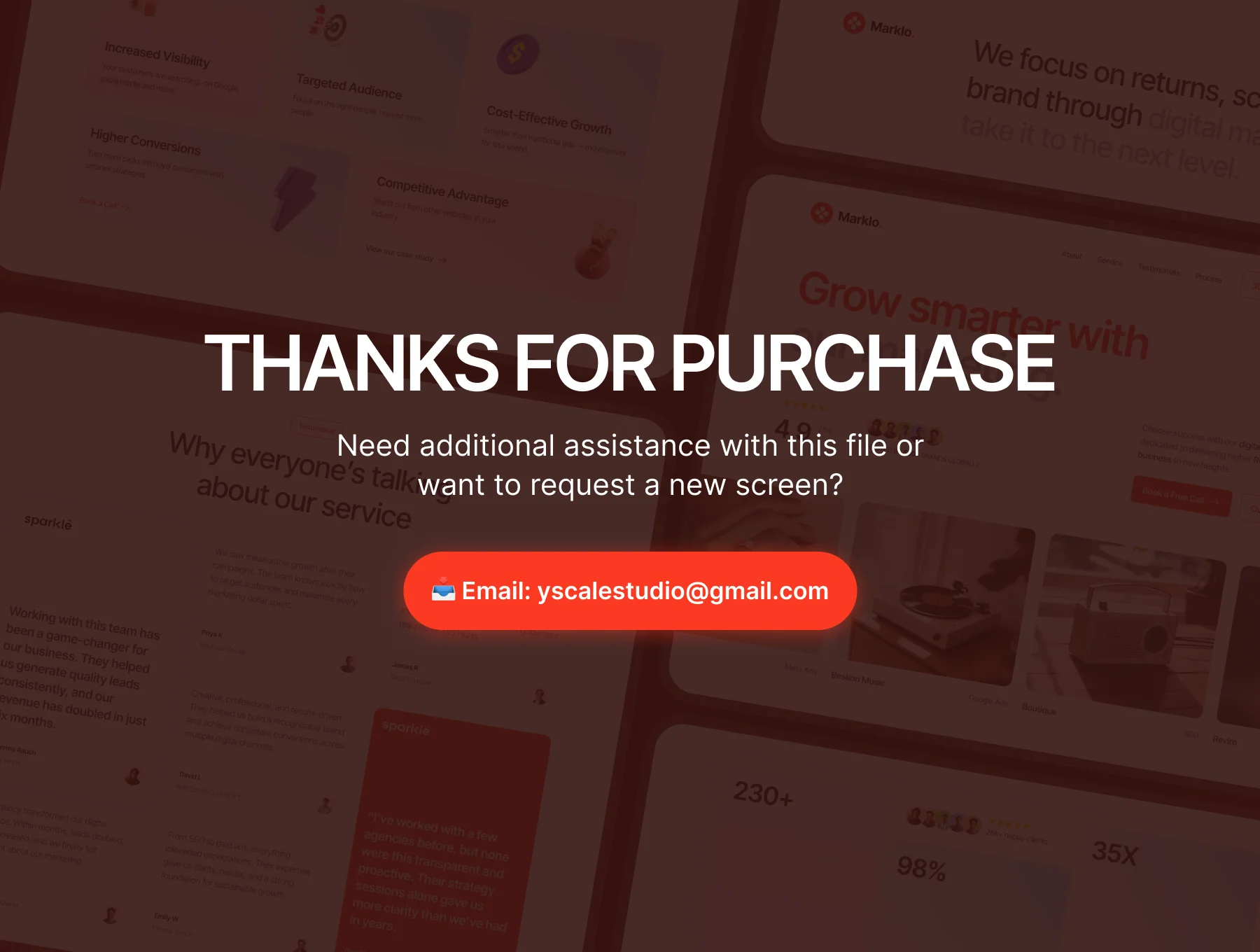 Marklo – Marketing Agency Website for Figma & Framer 6