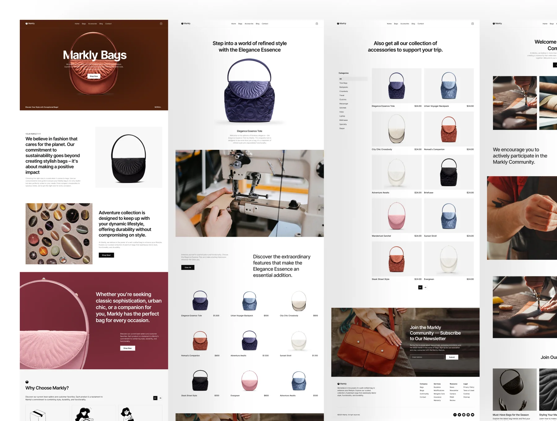 Markly - Bags Shop Framer Template 3