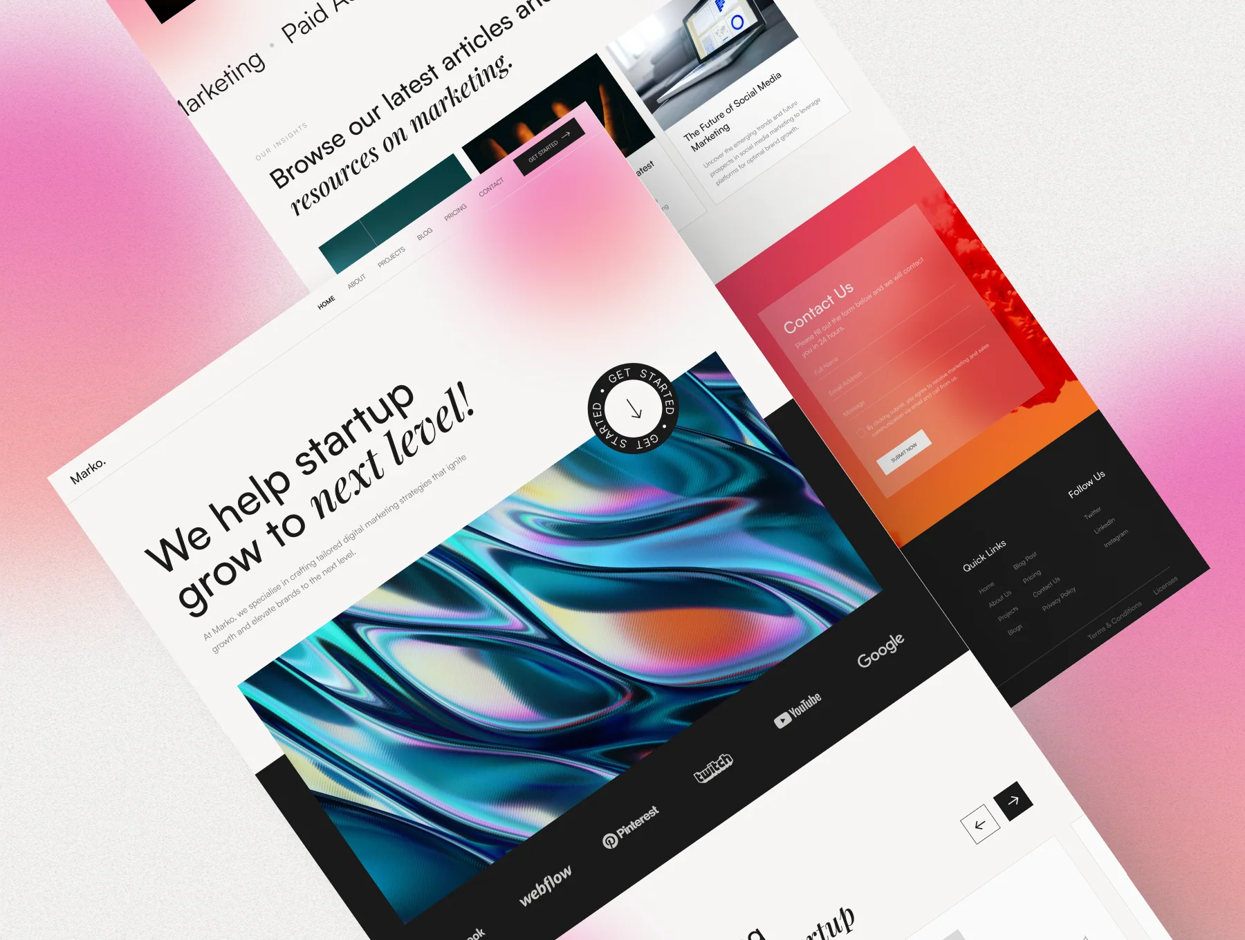 Marko - Marketing Agency Website Template 4