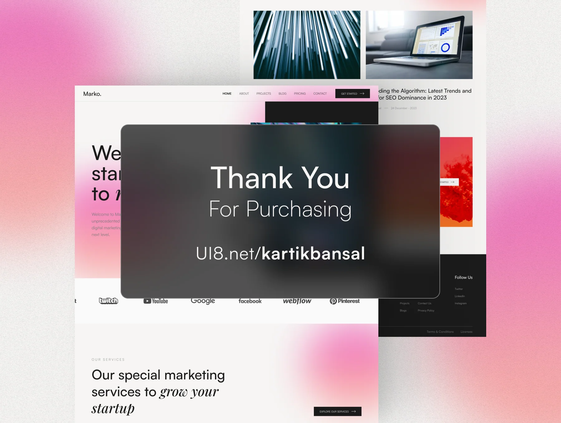 Marko - Marketing Agency Website Template 6