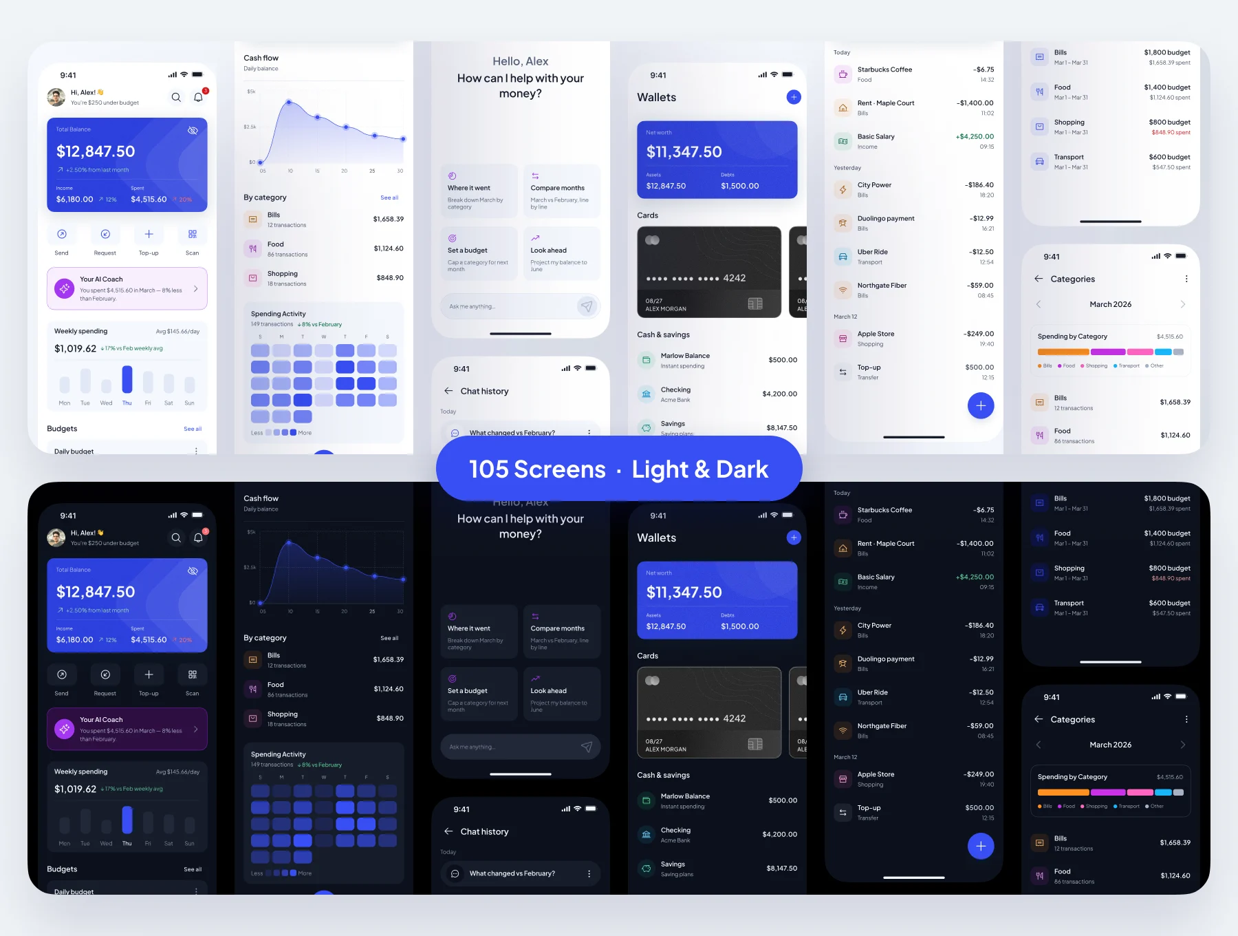 Marlow — AI Money Coach UI Kit 4
