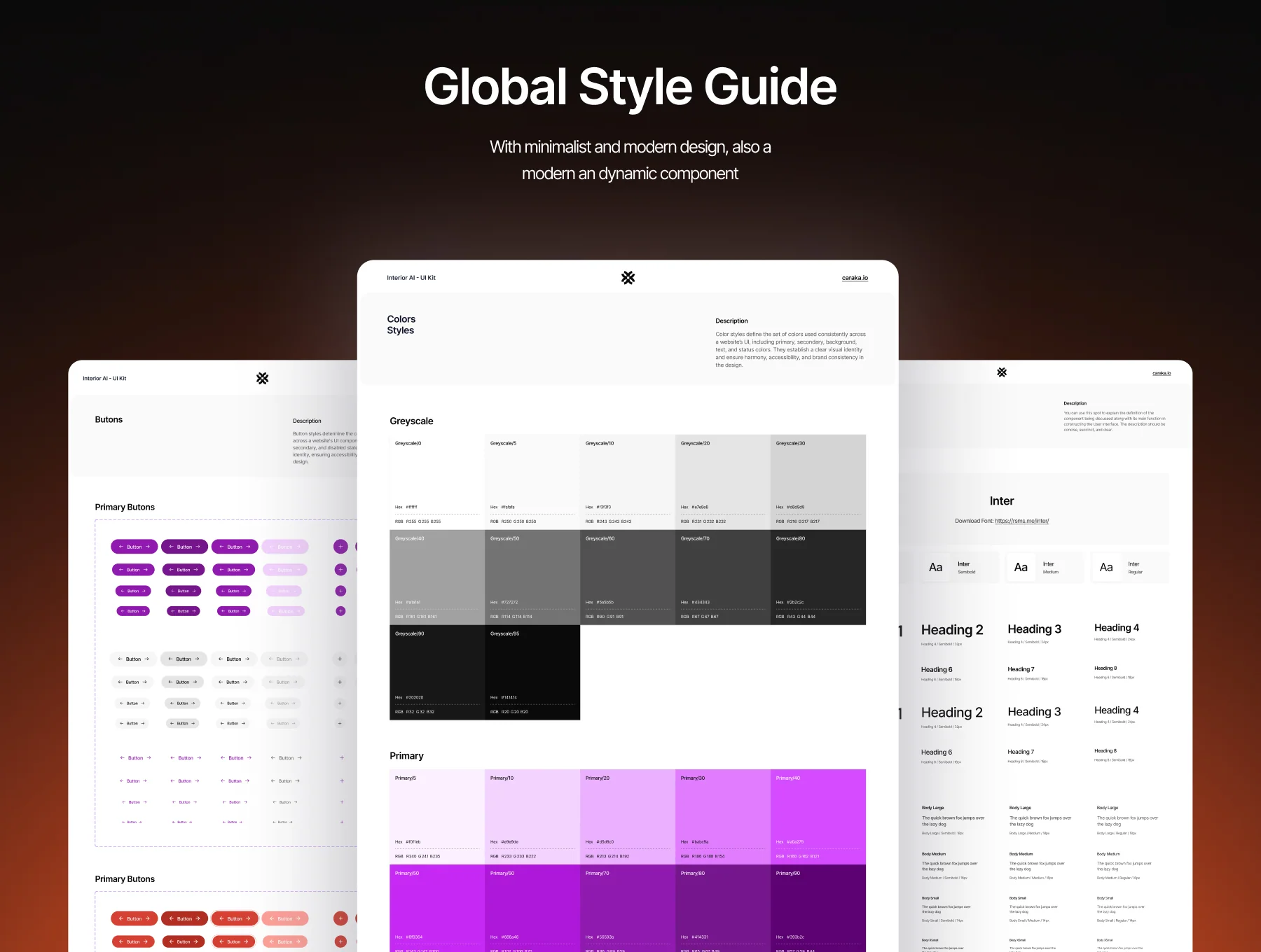 Maroon – Interior AI Dashboard UI Kit 3