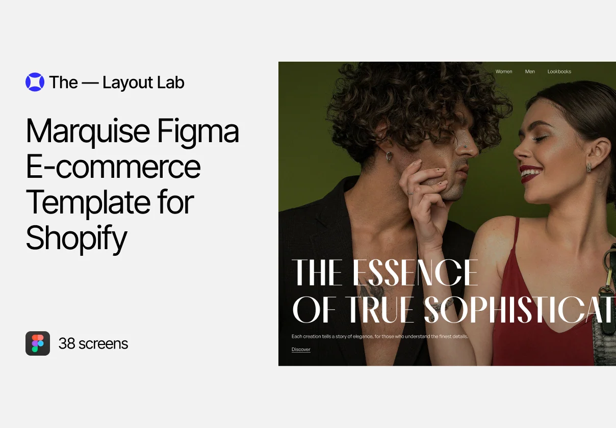 Marquise Figma E-commerce Template for Shopify