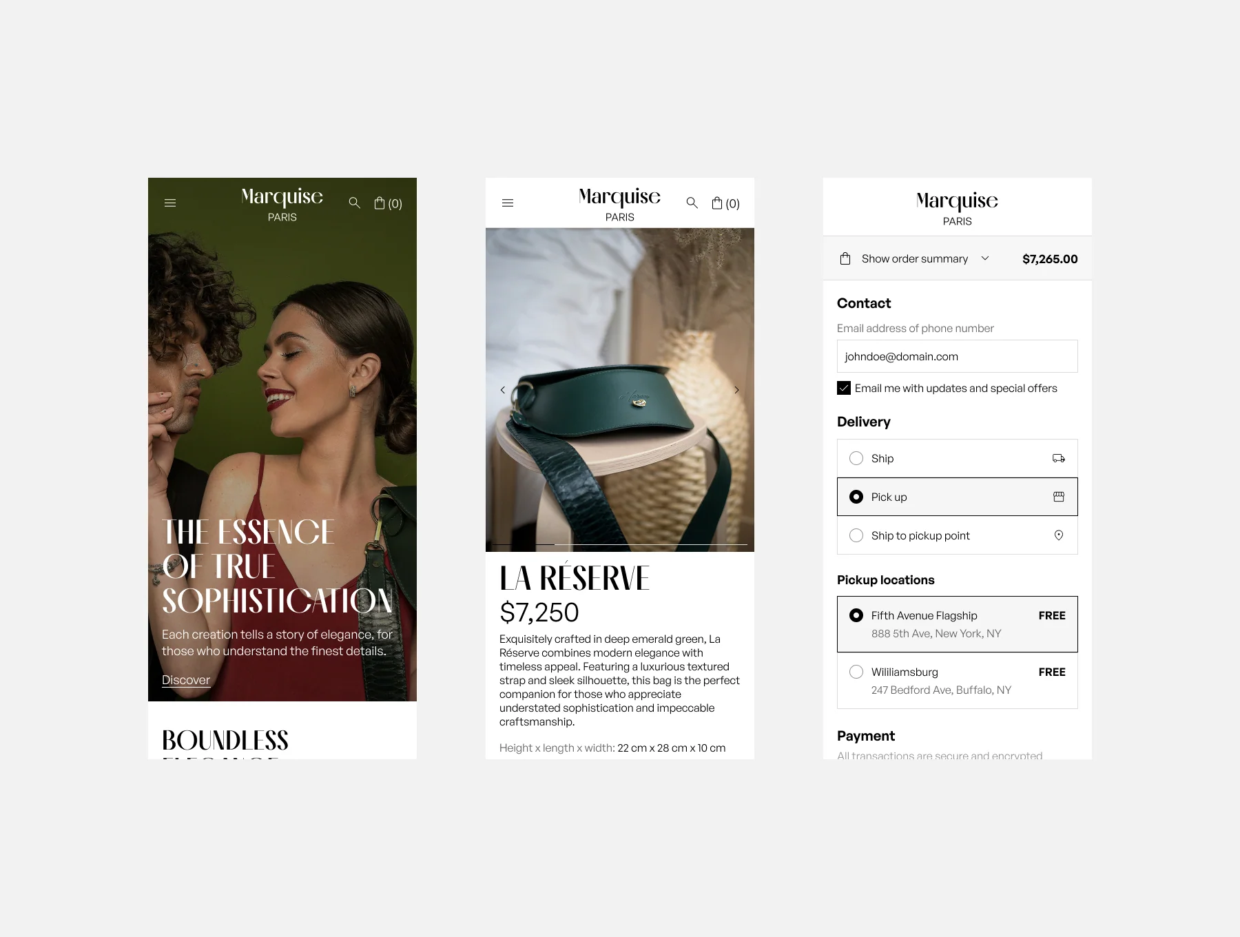 Marquise Figma E-commerce Template for Shopify 4