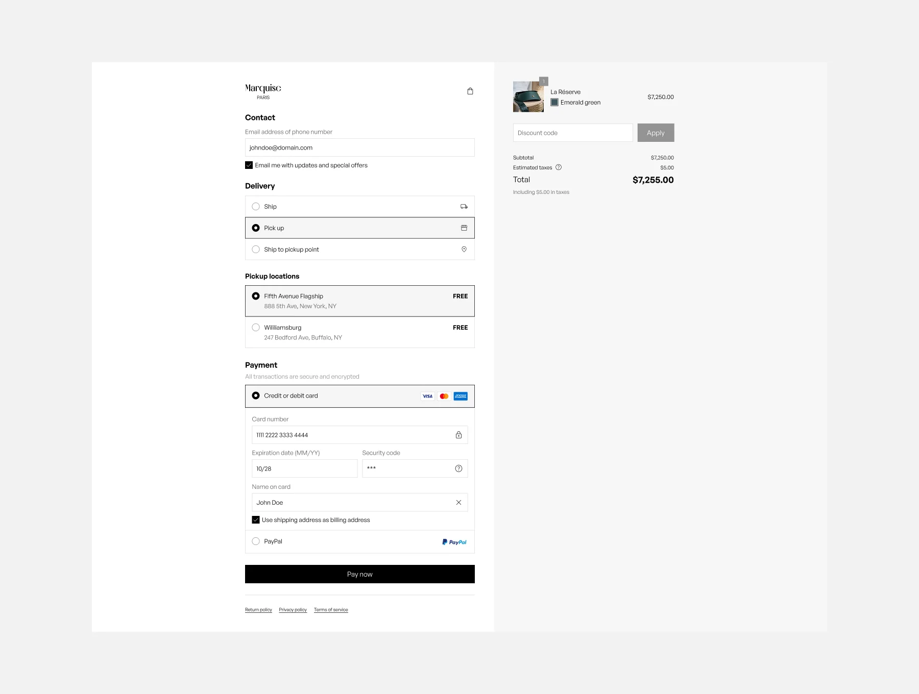 Marquise Figma E-commerce Template for Shopify 6