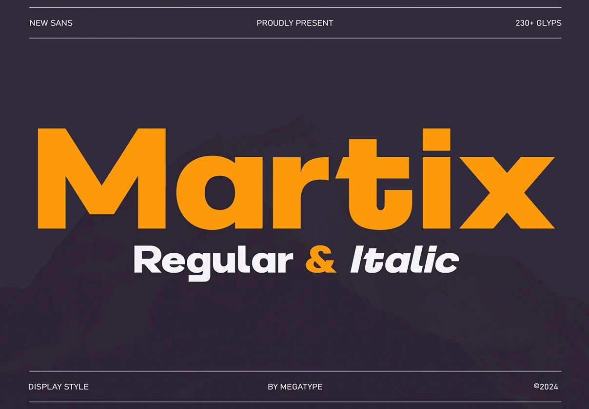 Martix | Sans Serif Font