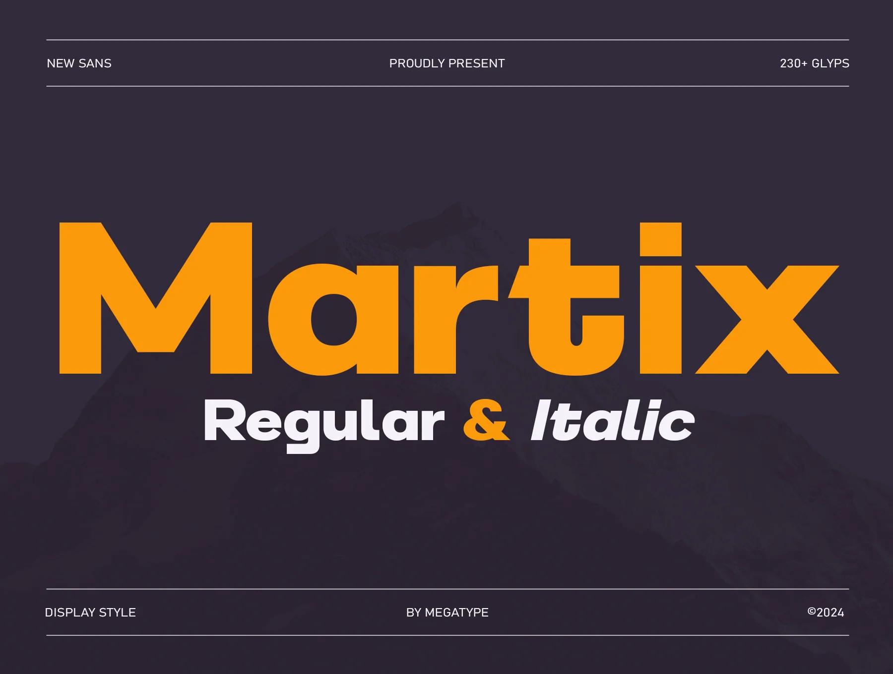 Martix | Sans Serif Font