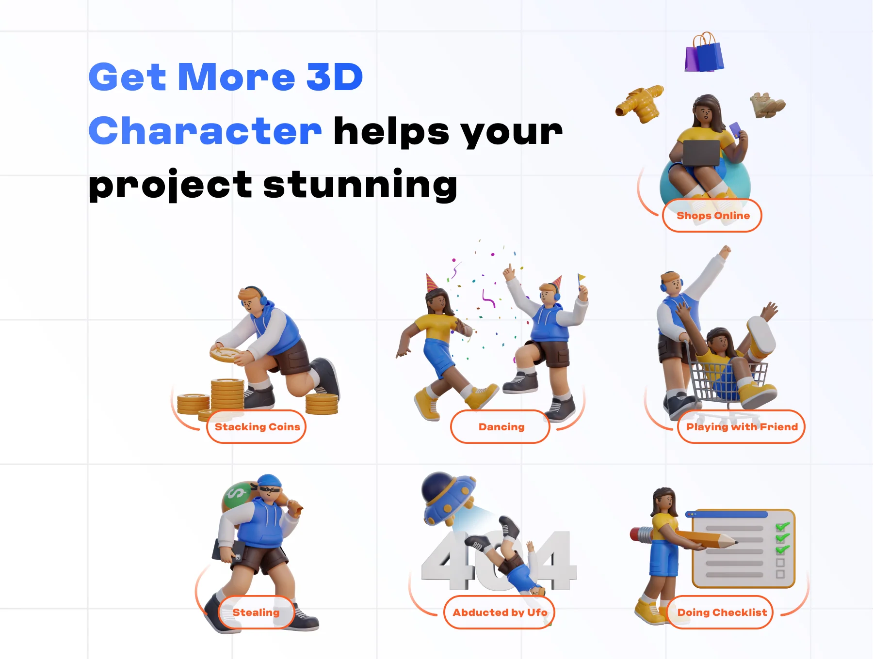 Maru 3D Characters 4