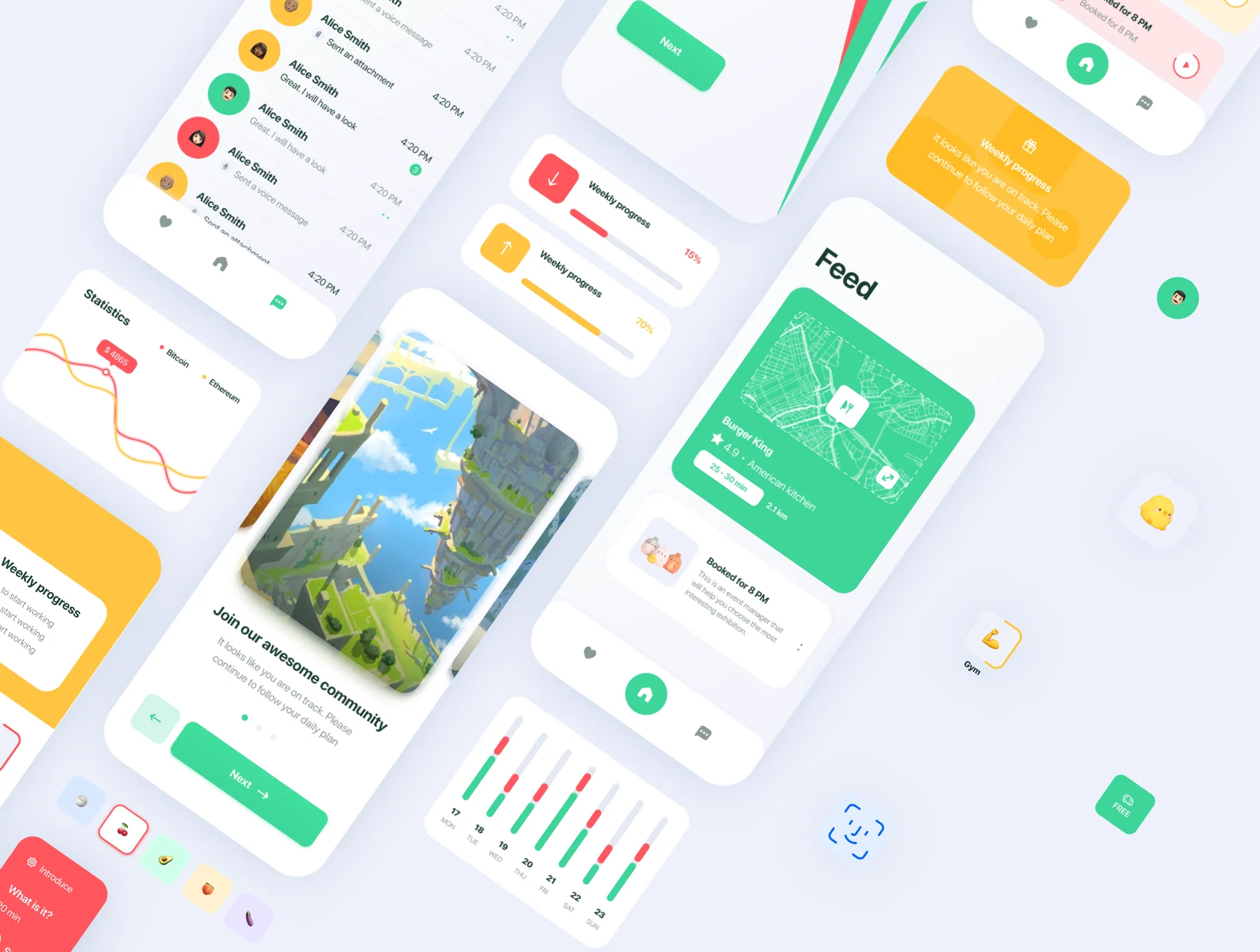 Marvie iOS App UI Kit 3