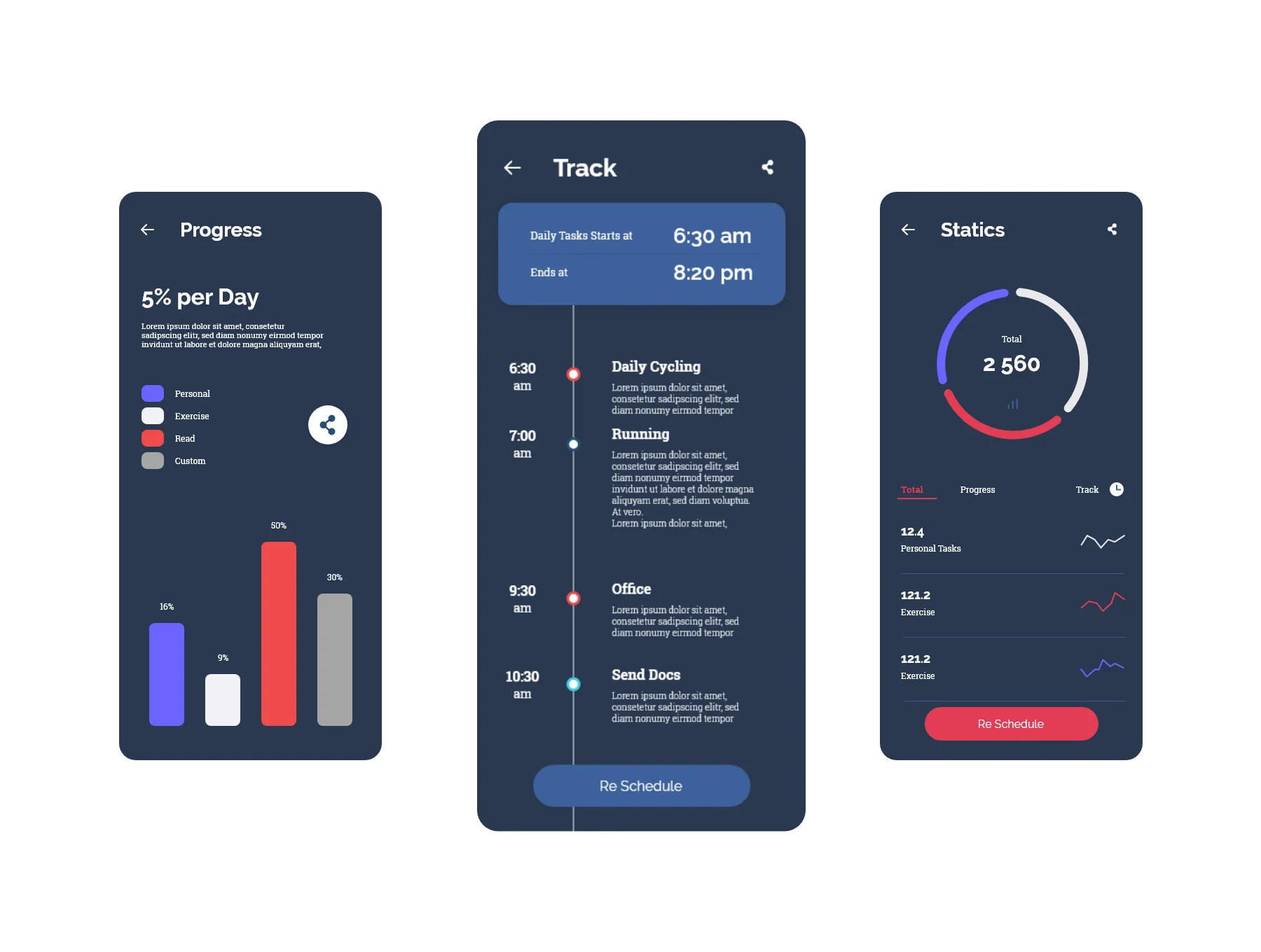 Marwin Time Management UI Kit 4