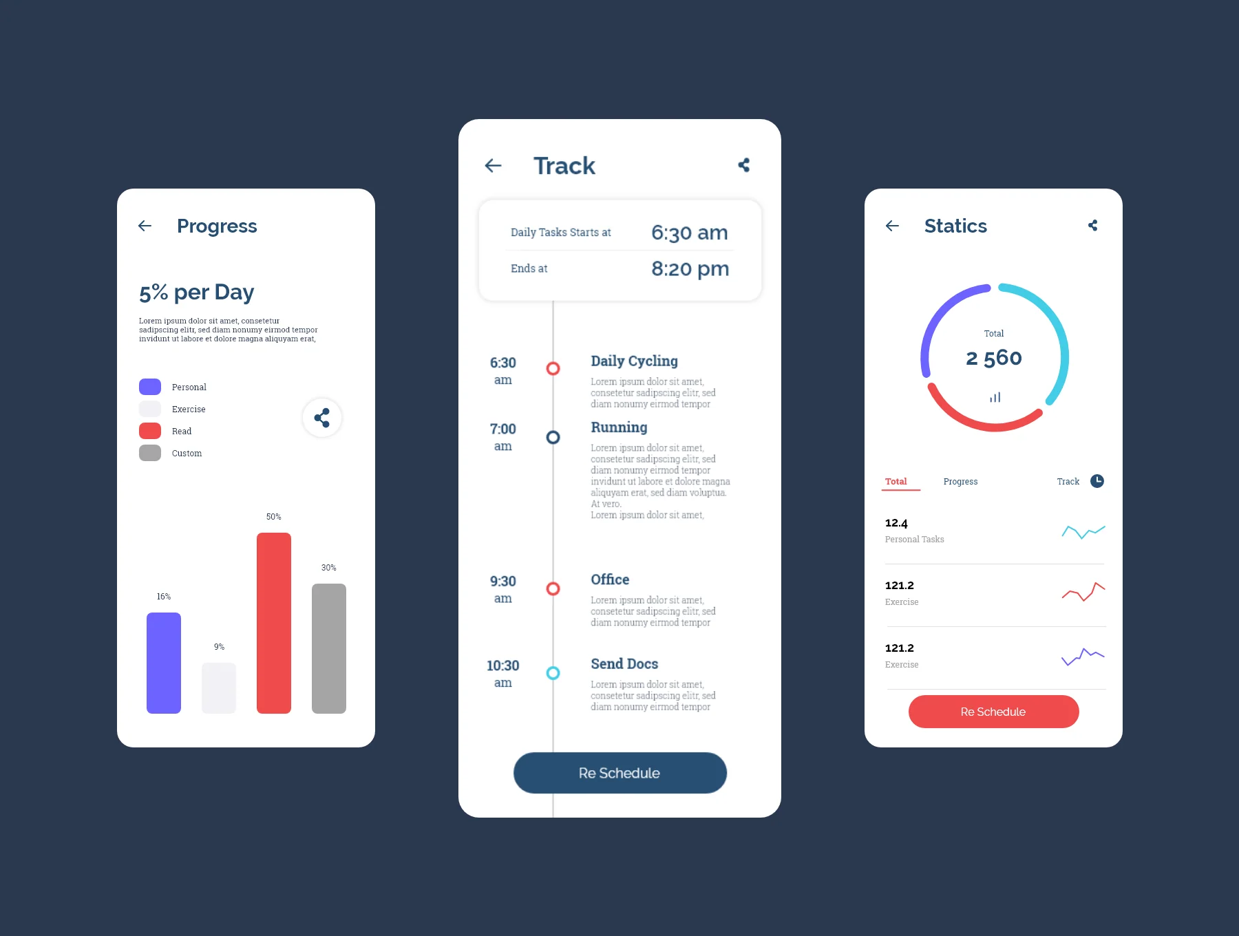 Marwin Time Management UI Kit 5