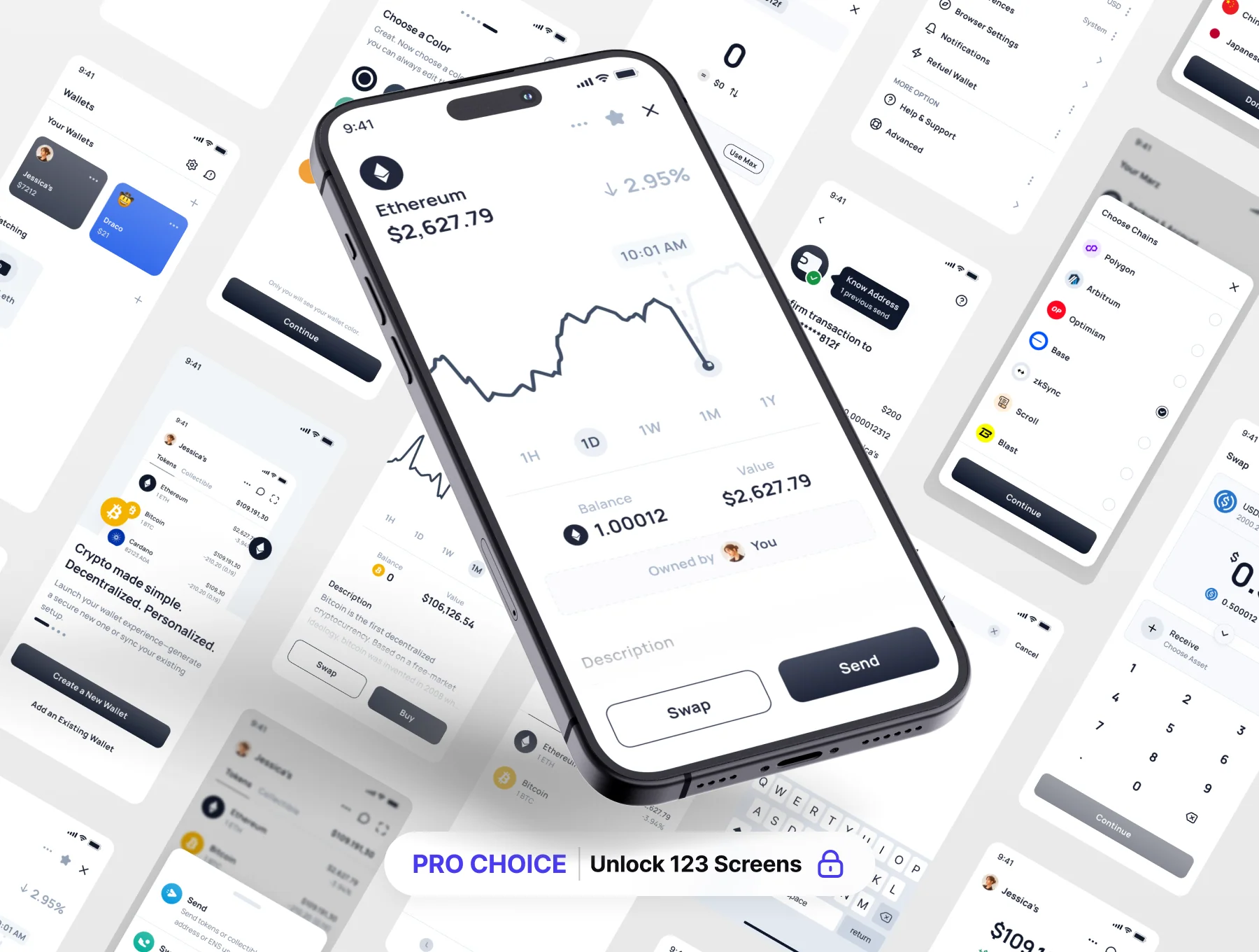 Crypnet - Crypto Wallet App UI Kit 5