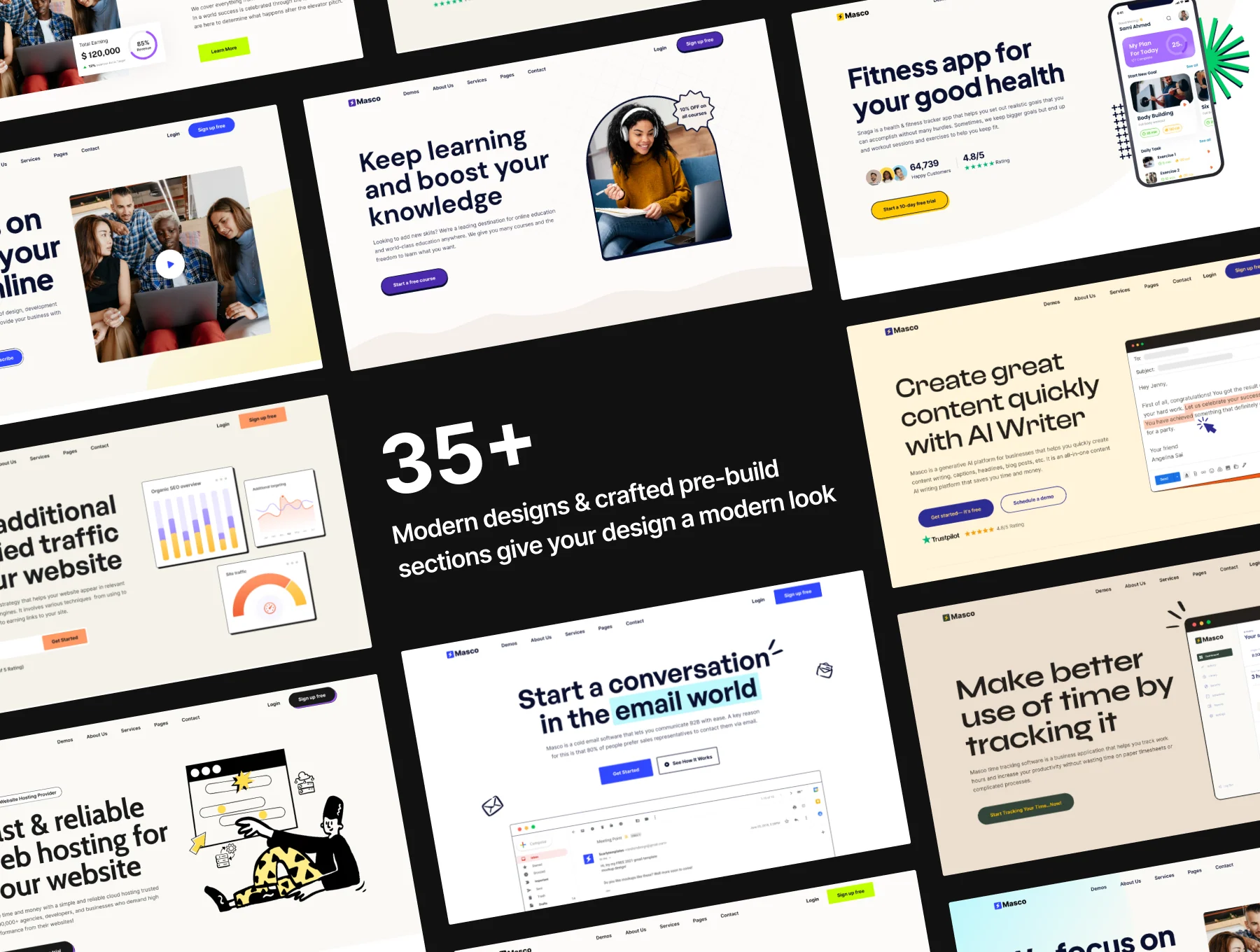 Masco- Multipurpose Figma UI Template 2