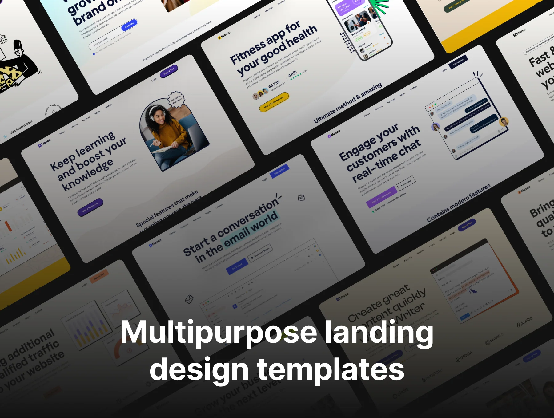 Masco- Multipurpose Figma UI Template 3