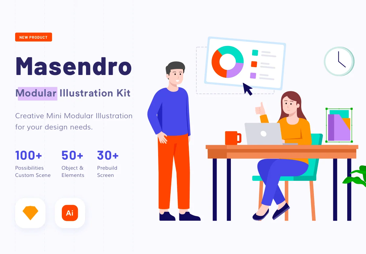 Masendro - Illustration Kit