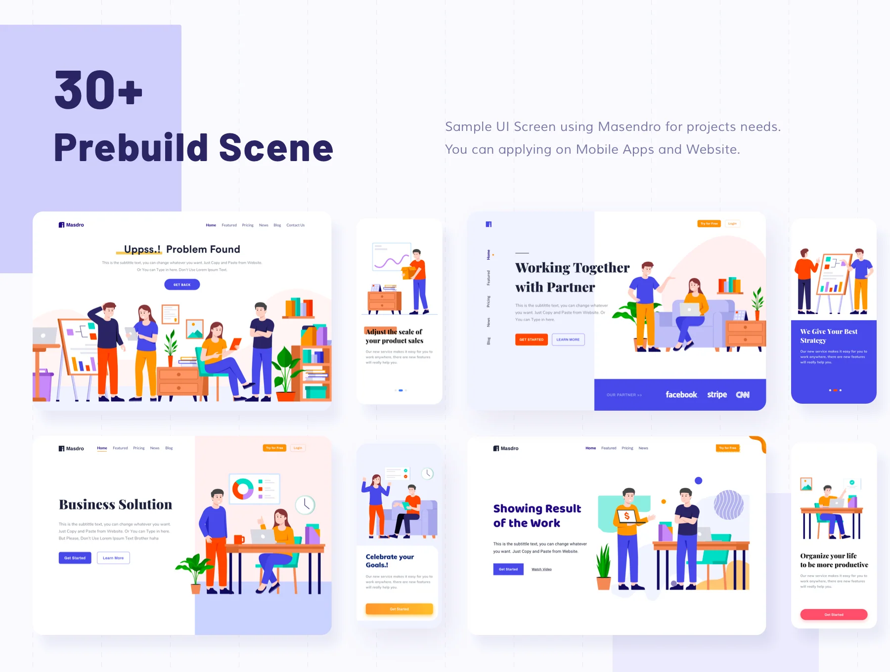 Masendro - Illustration Kit 7