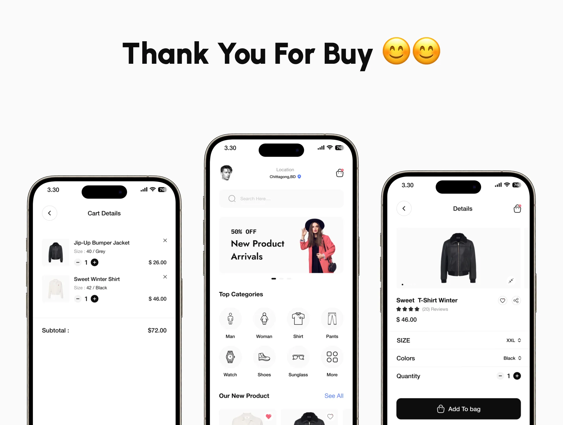ChicStyle - Ecommerce App UI Kits 6