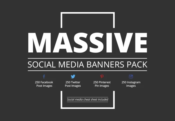 Massive Social Media Banners