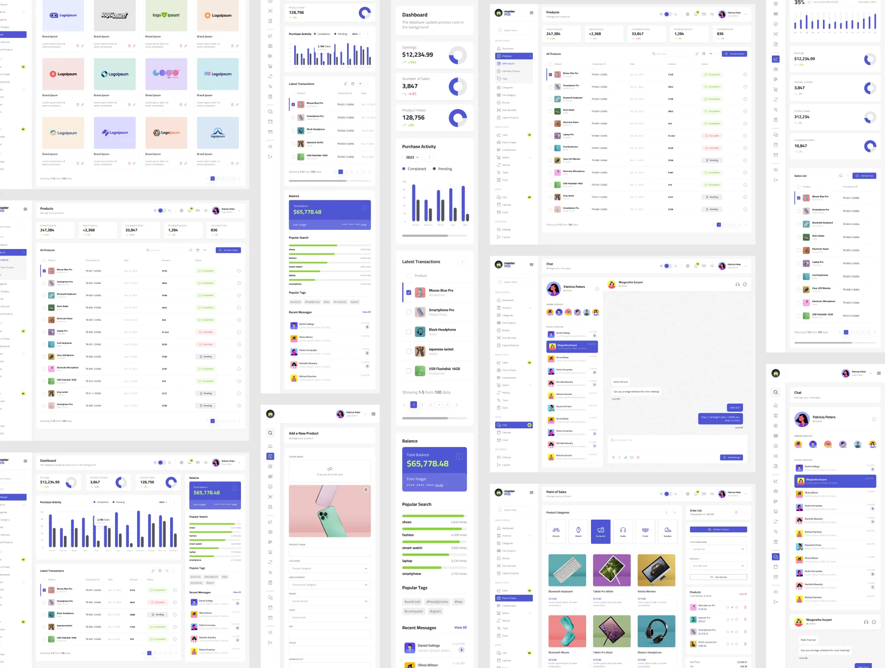 MasterPOS - Point of Sales Admin Dashboard Figma 3