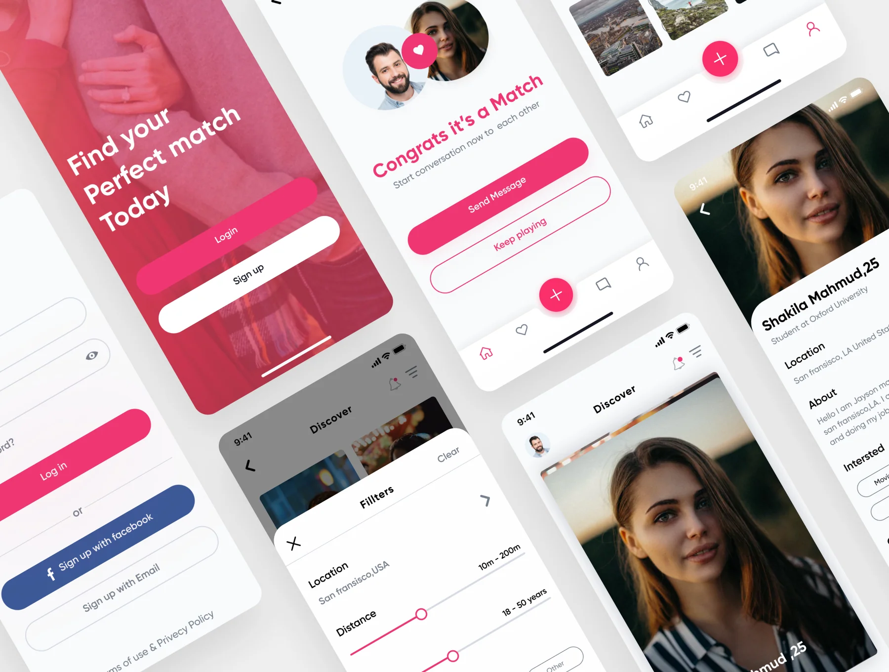 Match Dating App IOS UI Kit 2