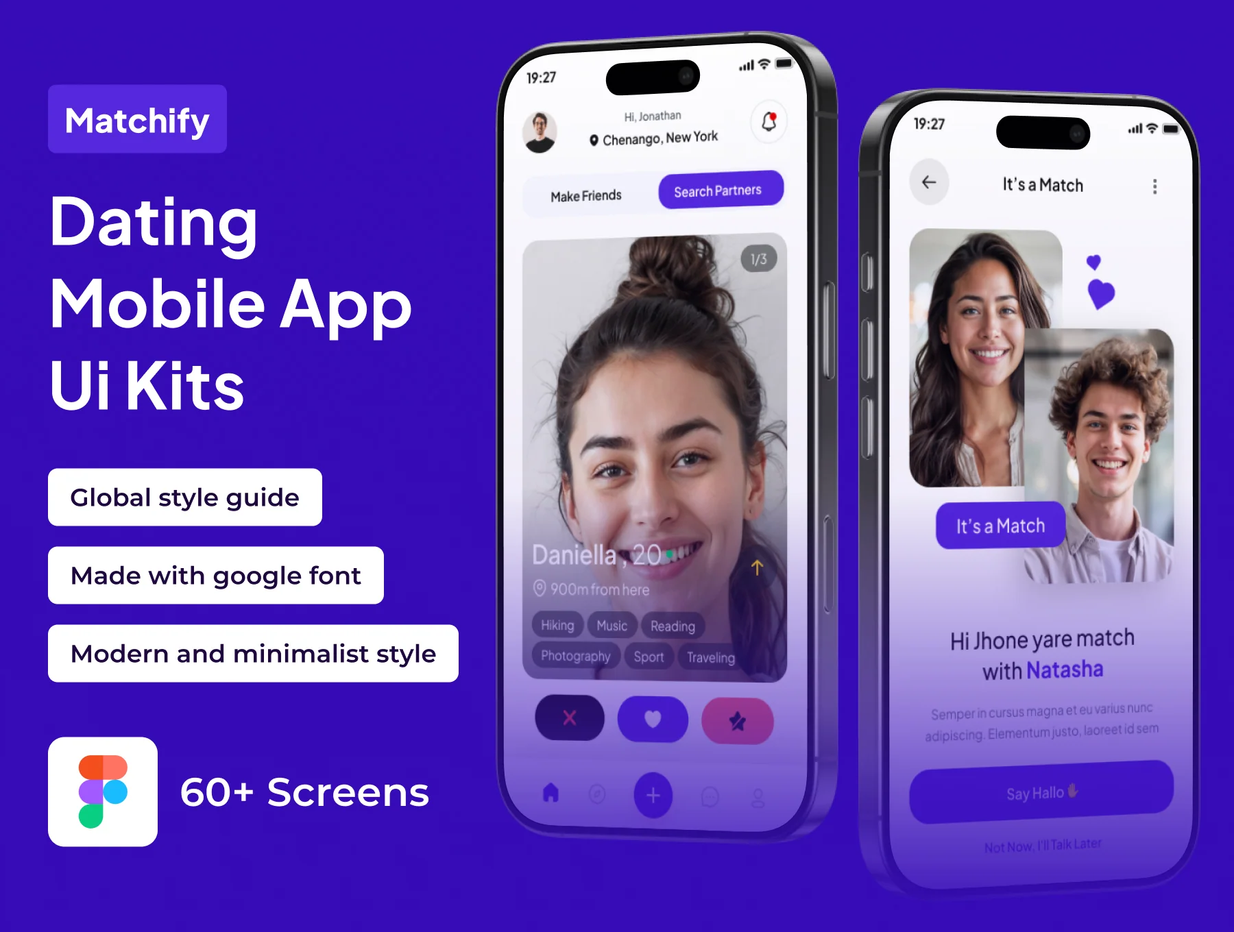 Matchify - Dating Premium UI KIts App