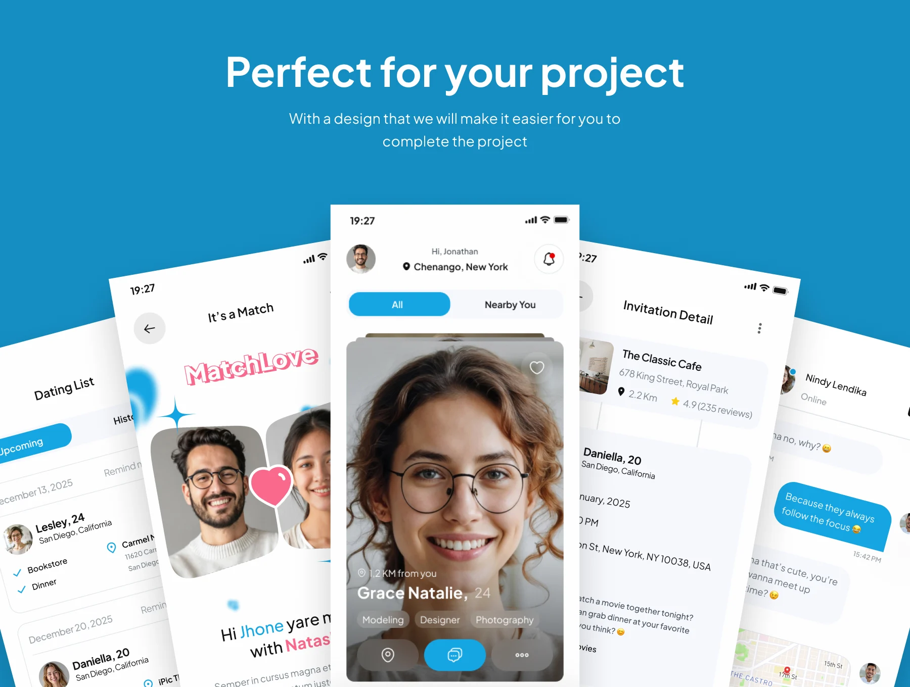 MatchLove  - Dating App UI Kits 4
