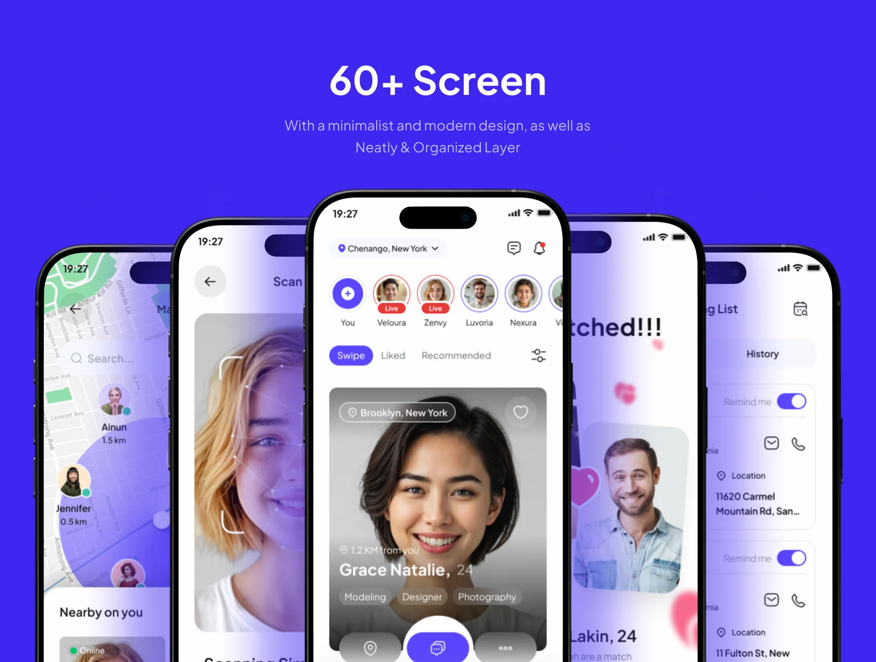 Matchly  - Dating Mobile App UI Kit 3