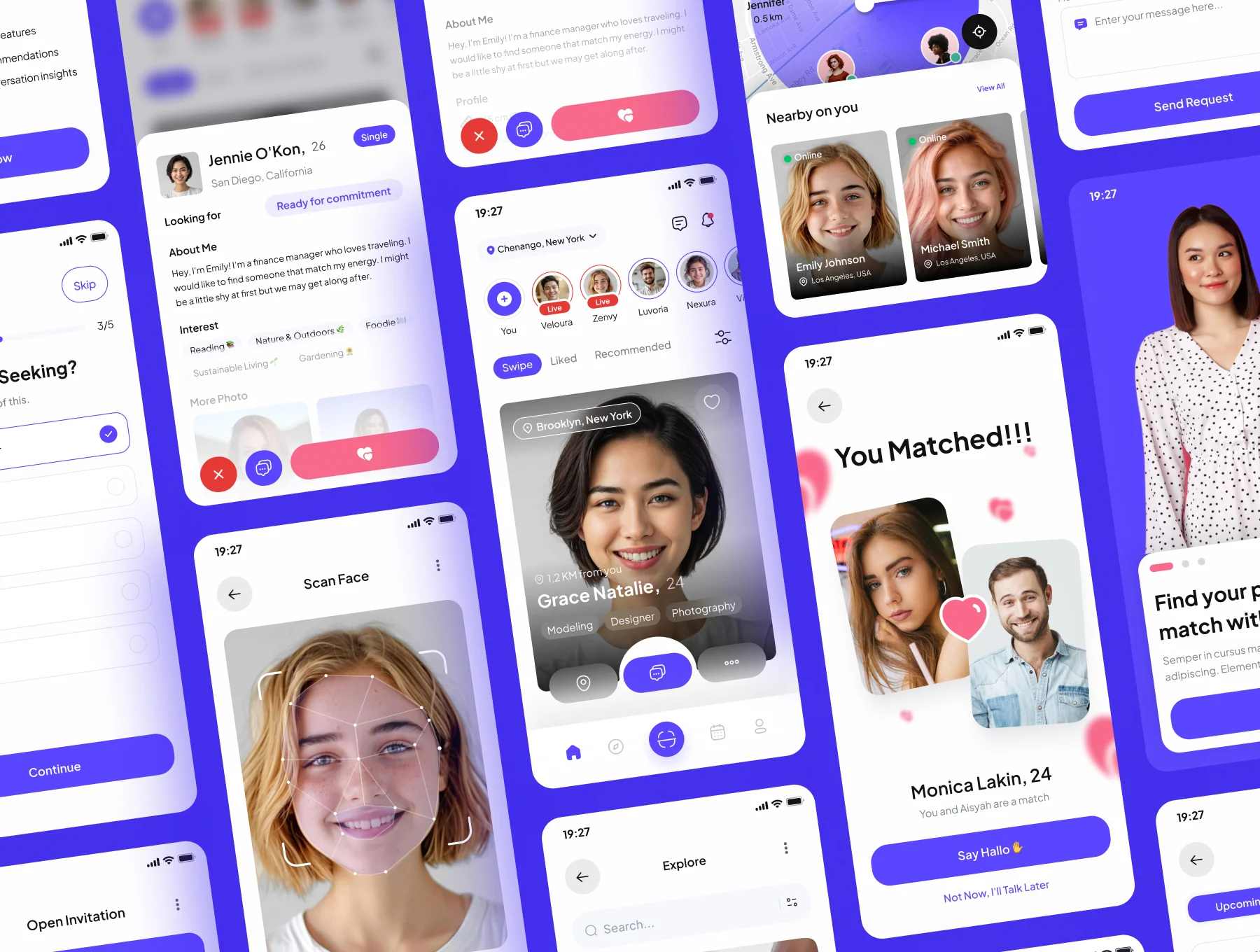 Matchly  - Dating Mobile App UI Kit 5