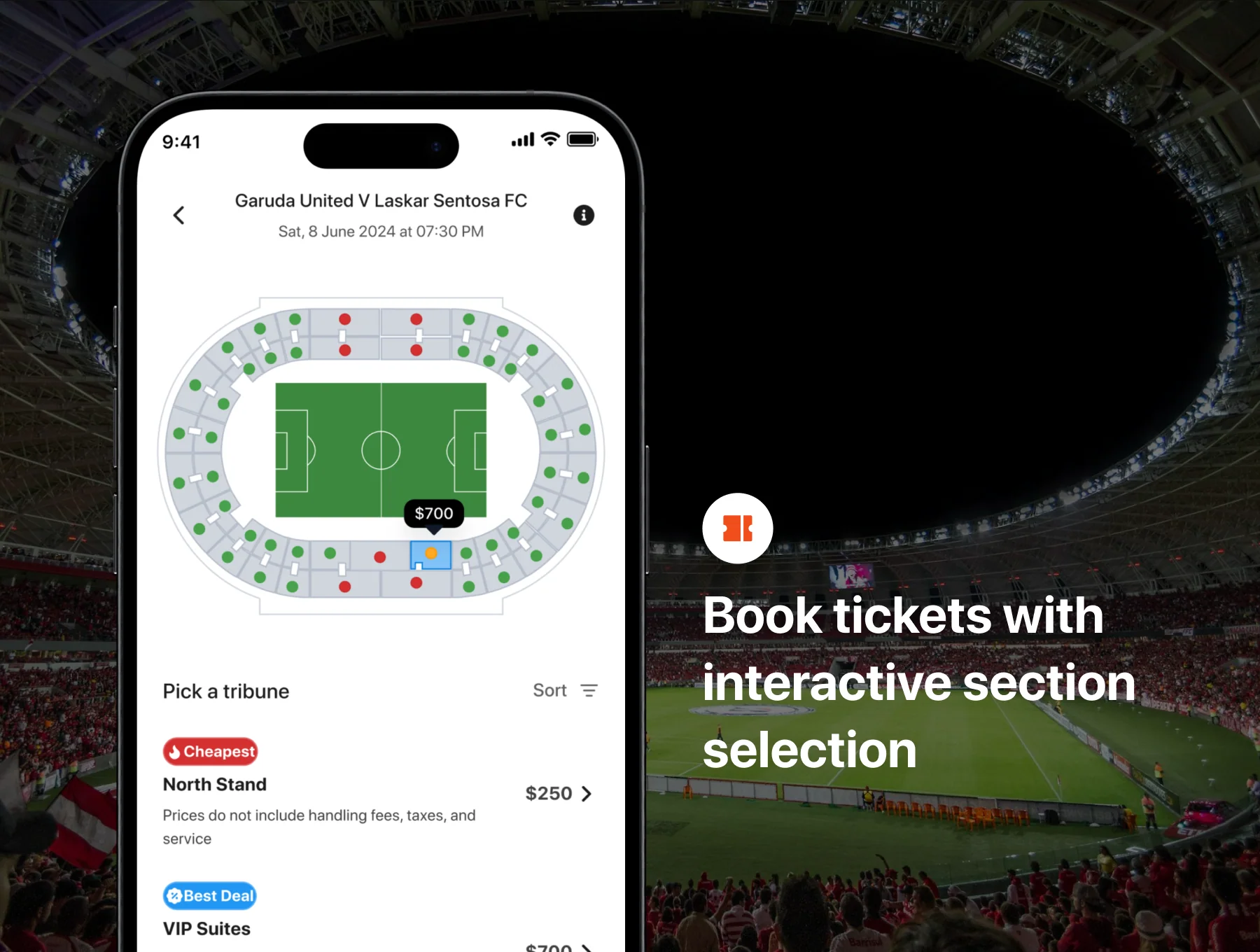 MatchSeat - Ultimate Sport Ticketing App UI KIT 4